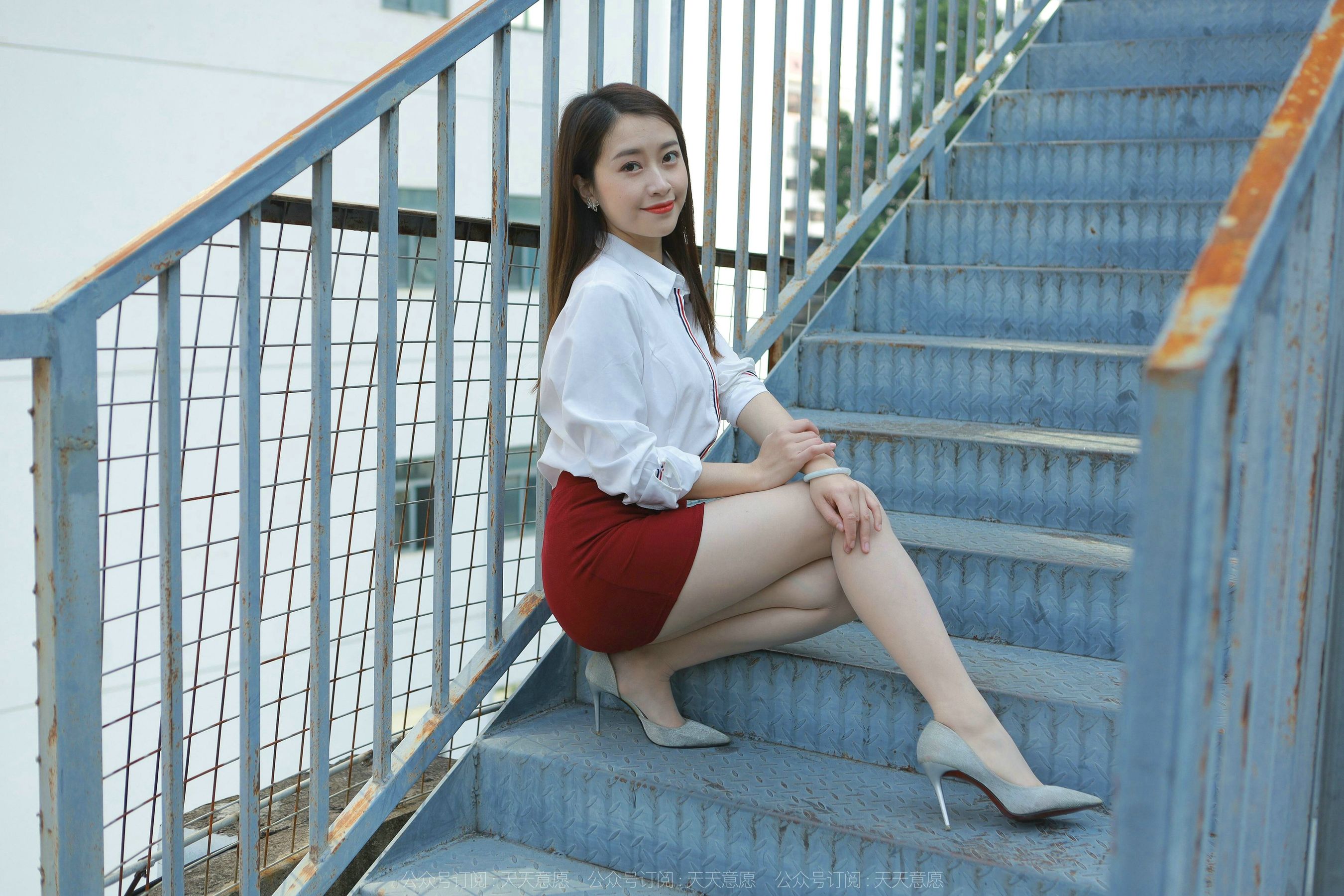 模特 小婕 《性感红色包臀裙》-图41