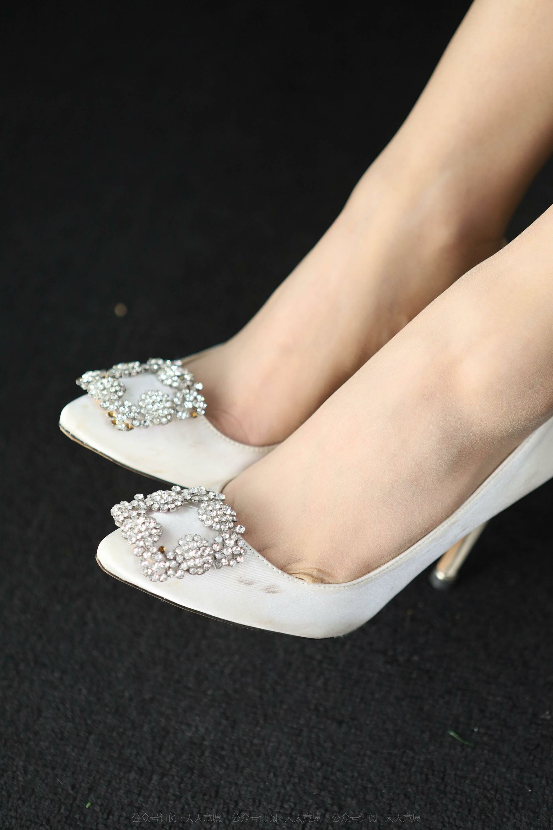 模特 秋秋 《诱人白玫瑰》-图77