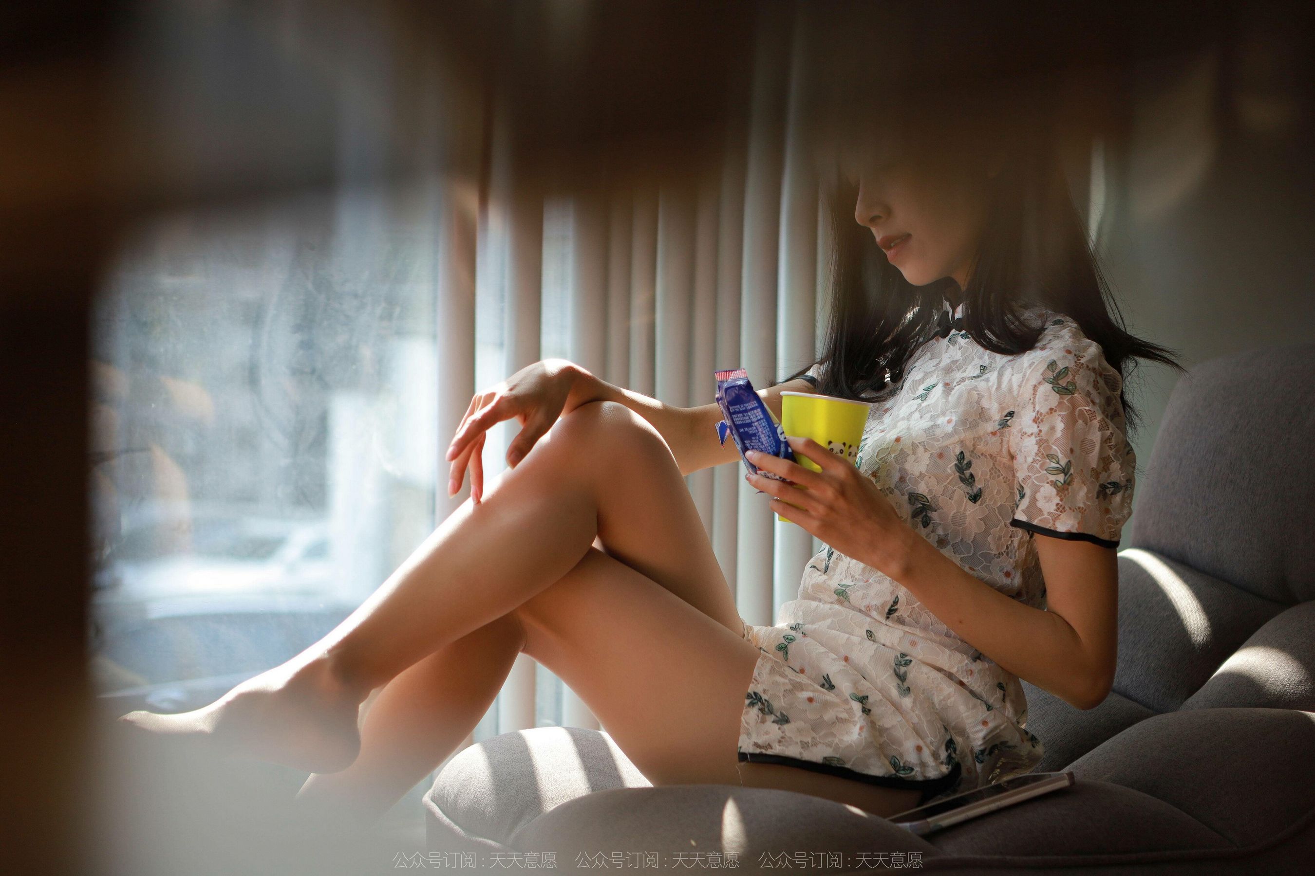 模特 美子 《冬日阳光浴》-图28