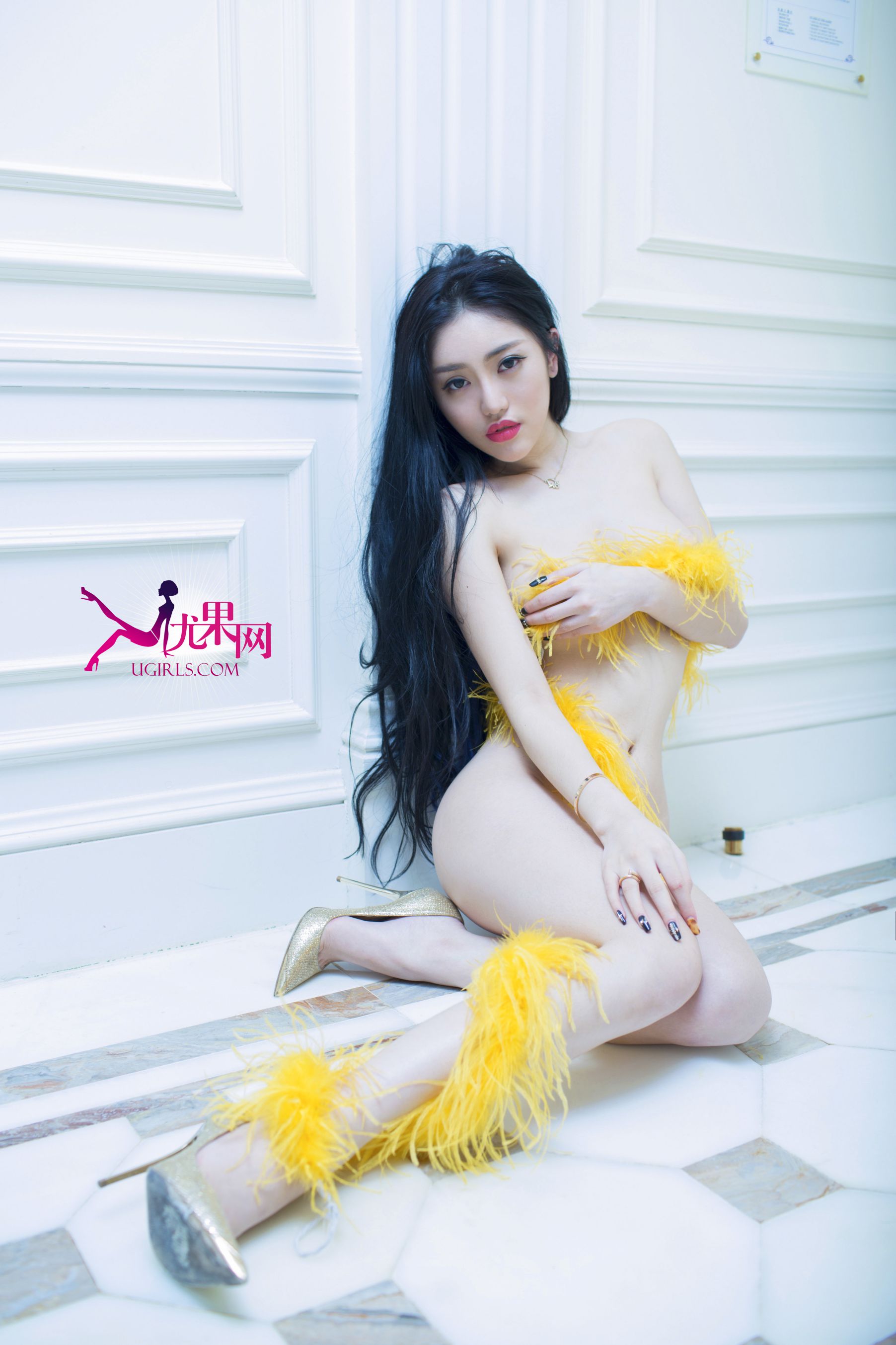 Miko兮媛《蕾丝半透 香艳诱惑》  U087-图40