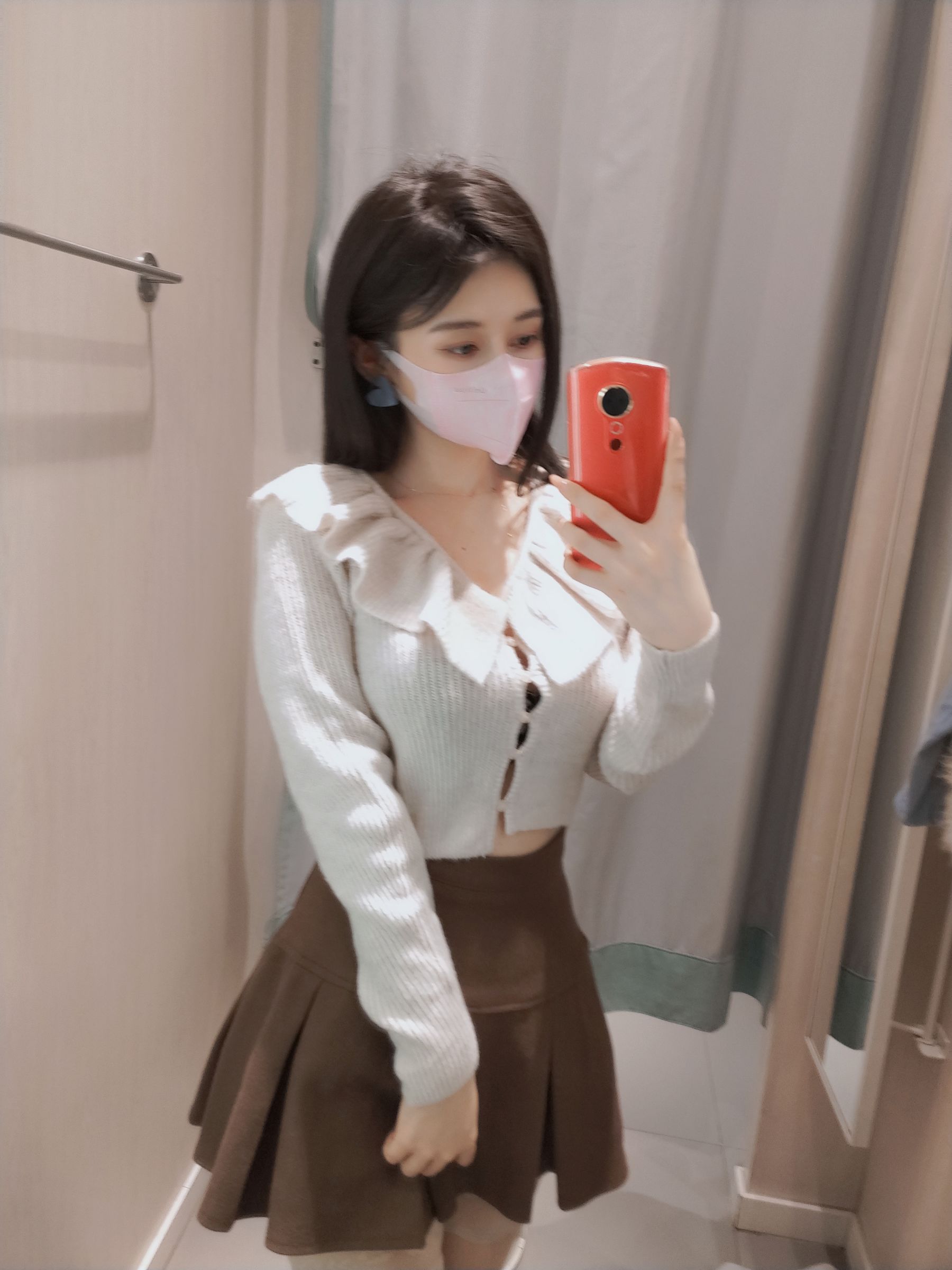 Coser小姐姐白银 - 更衣室自拍-图32