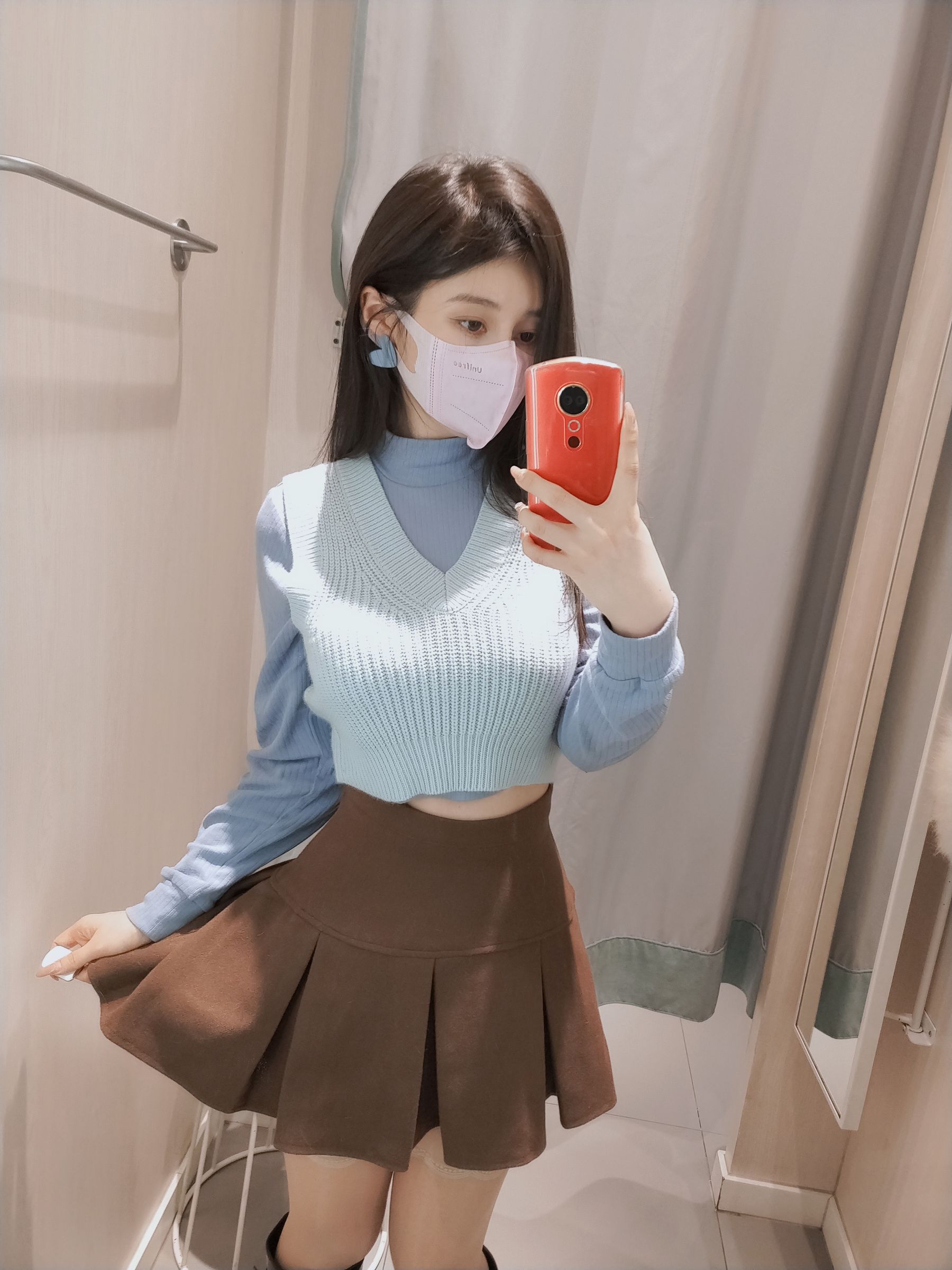 Coser小姐姐白银 - 更衣室自拍-图62