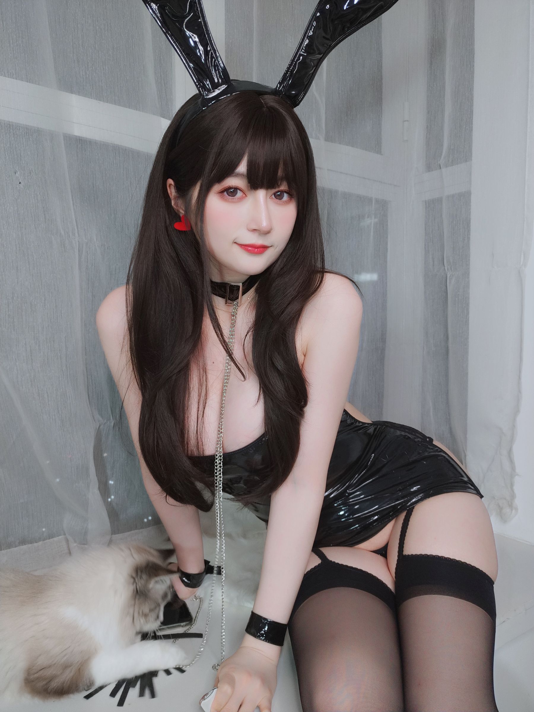 Coser小姐姐白银 - 皮衣兔女郎-图32