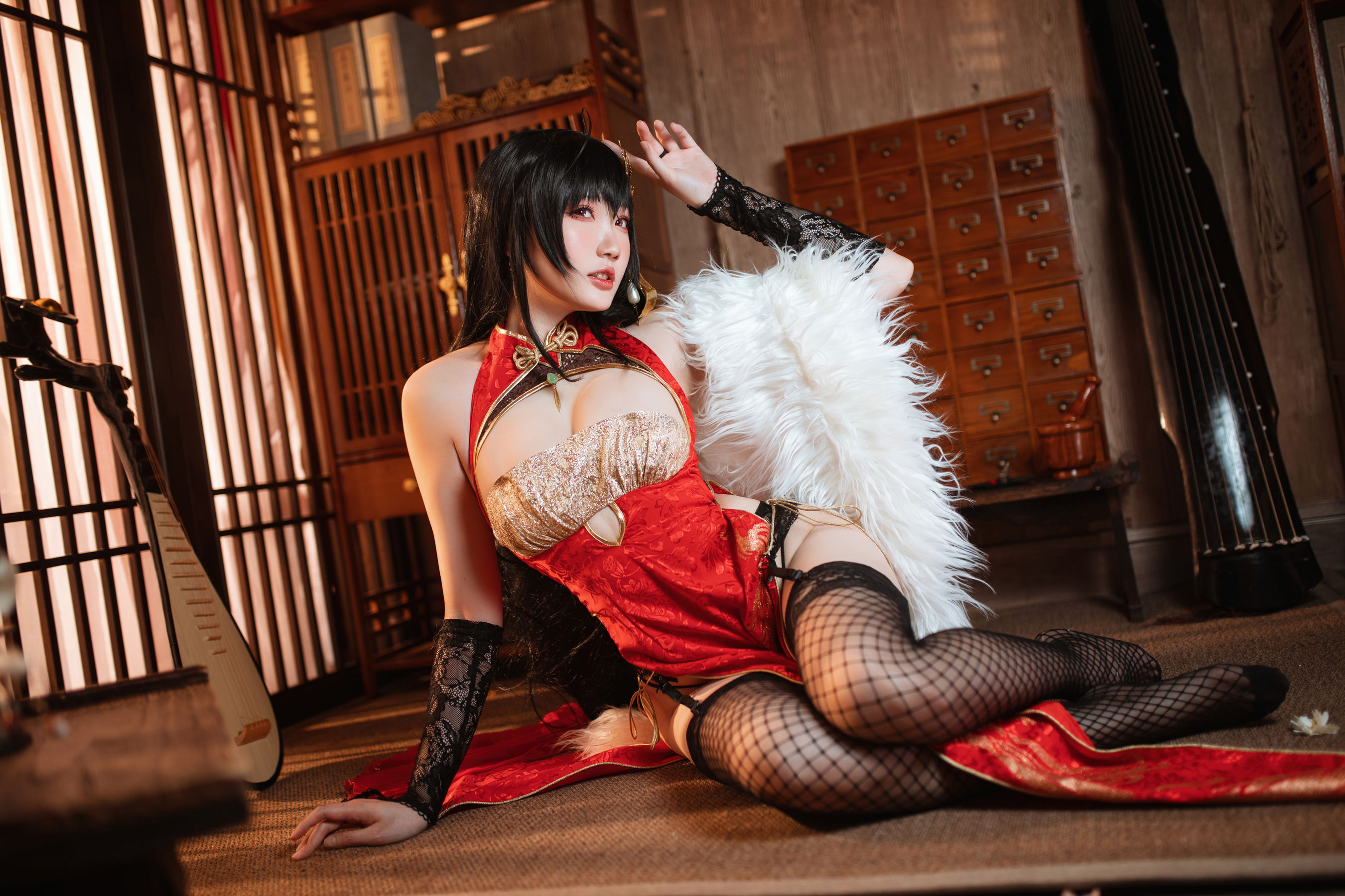 Coser瓜希酱福利 - 大凤旗袍-图16