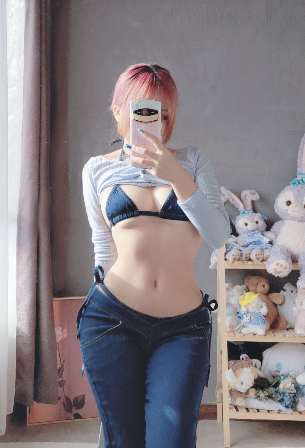 Cosplay日奈娇 - 牛仔裤-图8