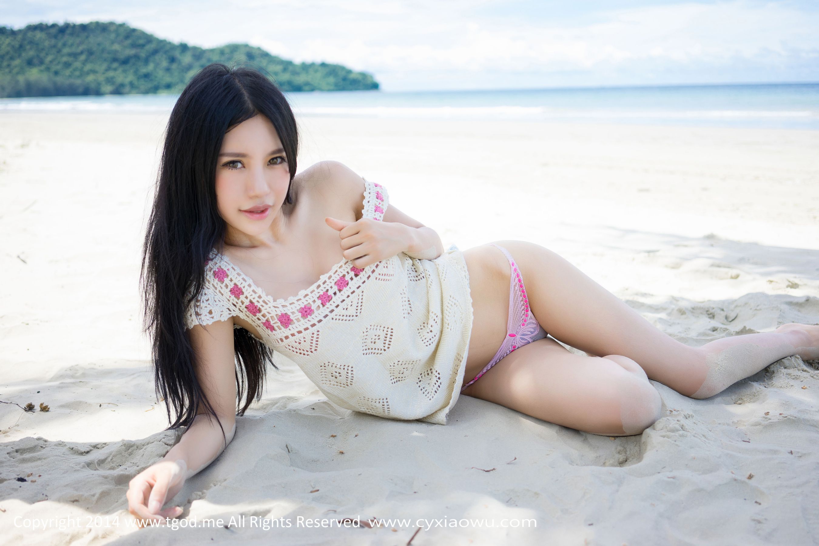 绮里嘉ula 《沙巴旅拍》小清新系列  写真集-图17