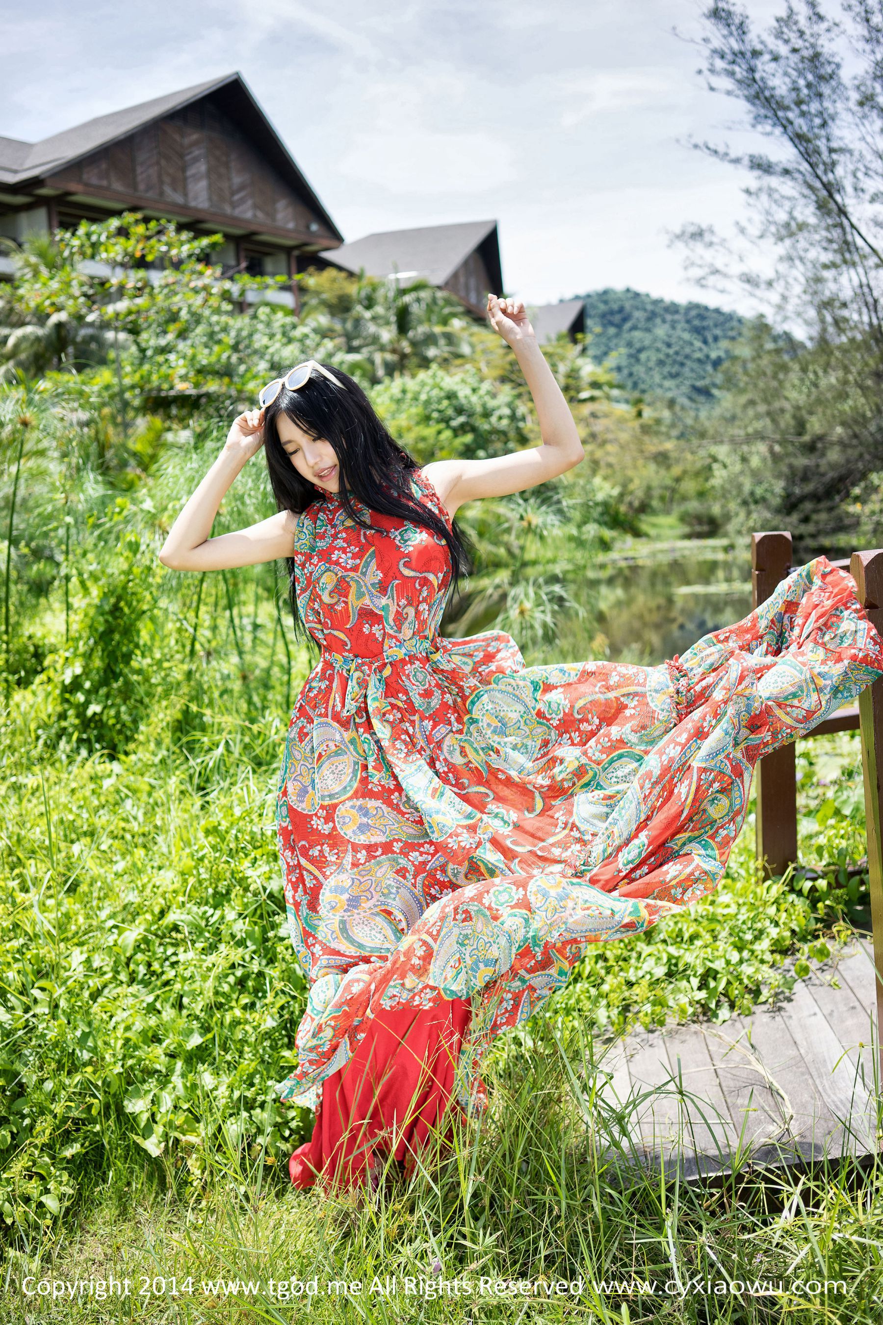 绮里嘉ula 《沙巴旅拍》小清新系列  写真集-图1