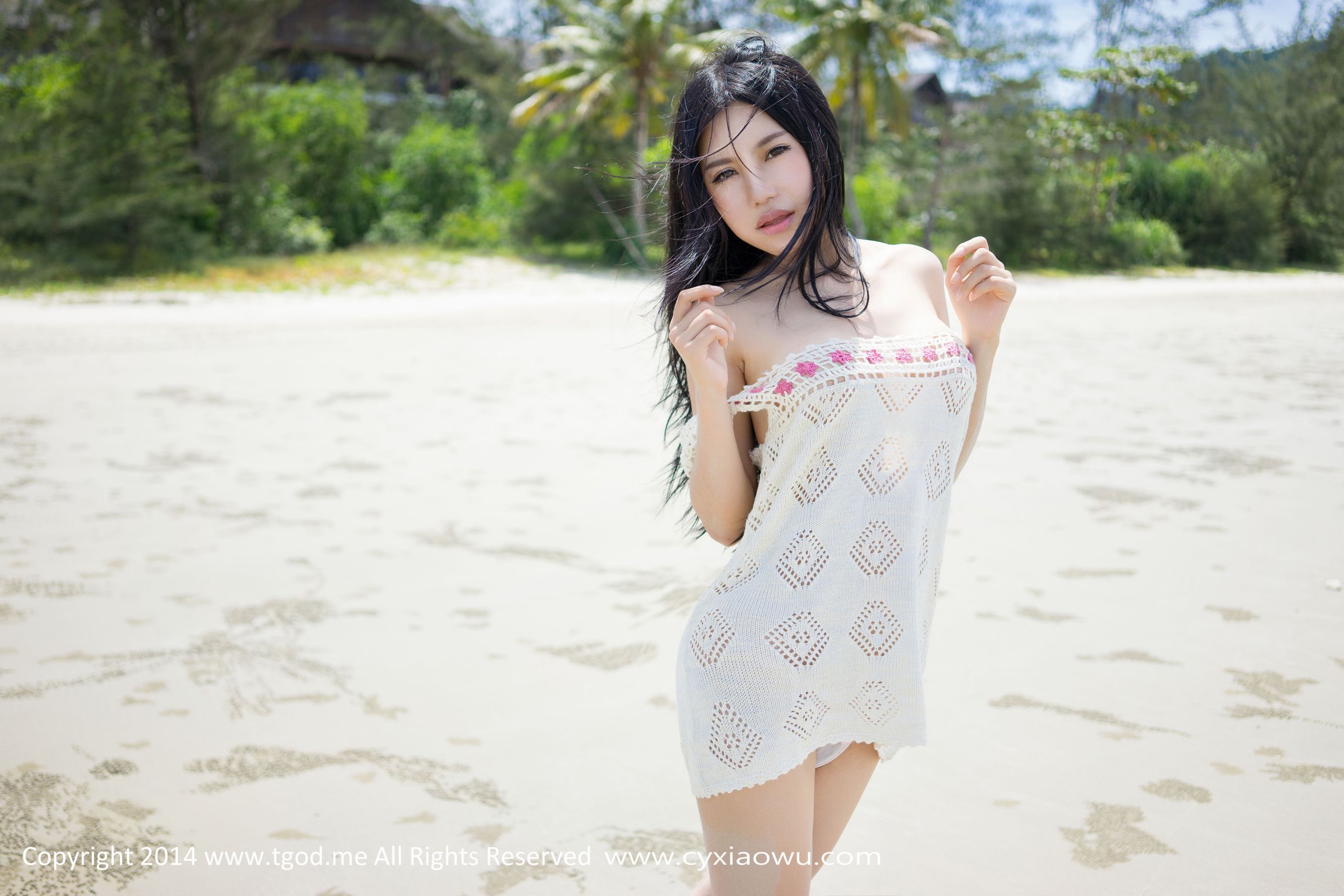 绮里嘉ula 《沙巴旅拍》小清新系列  写真集-图31