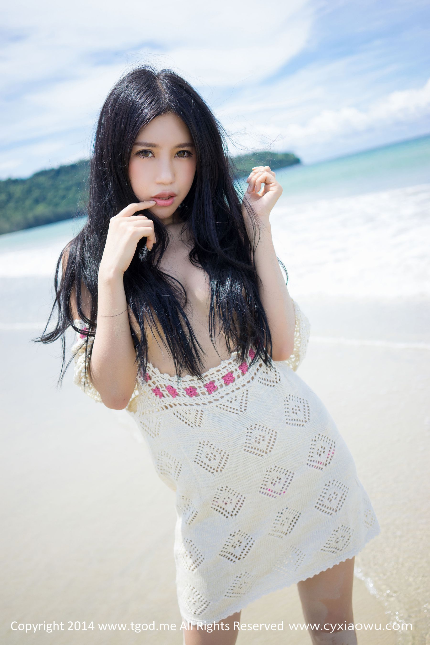 绮里嘉ula 《沙巴旅拍》小清新系列  写真集-图36