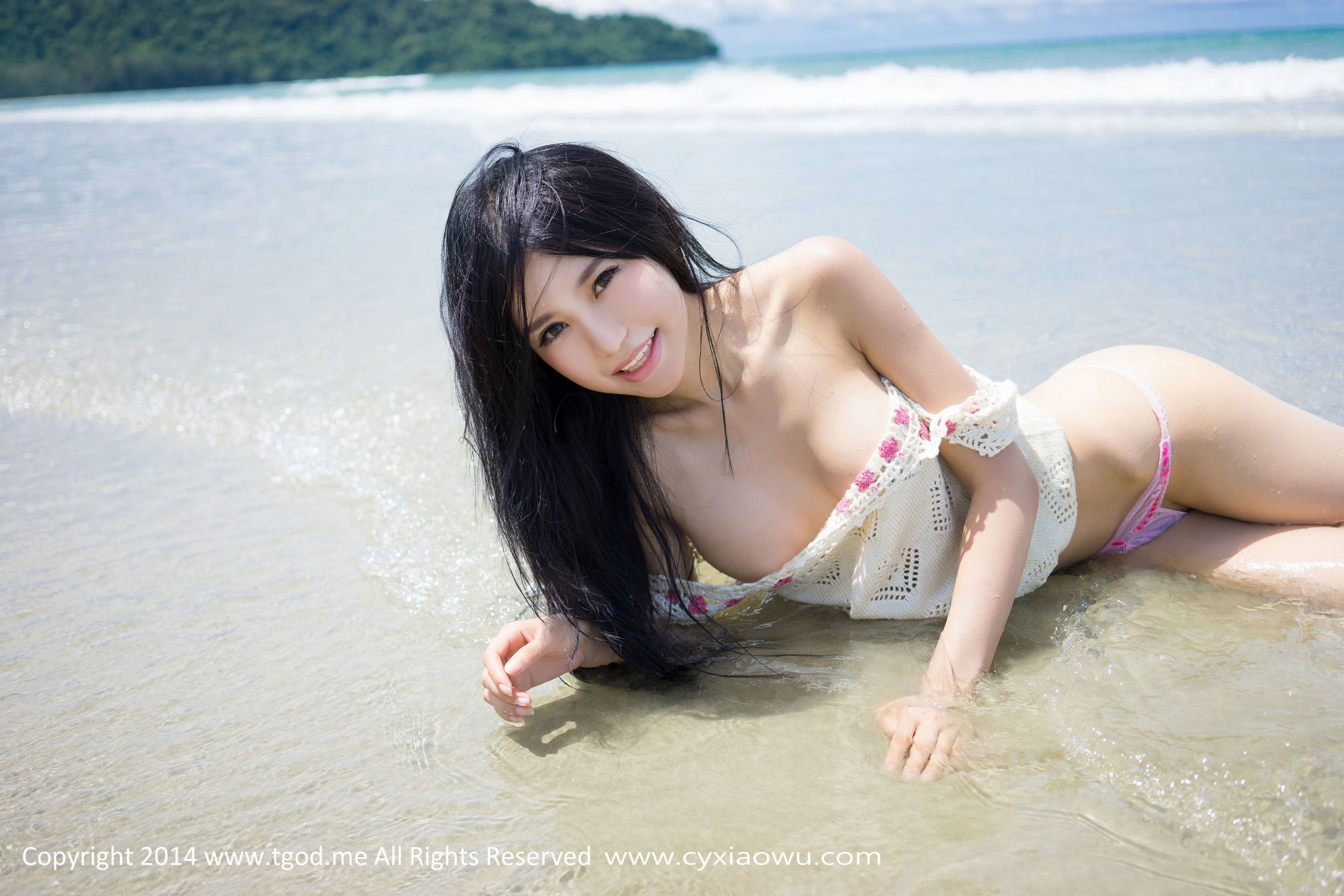 绮里嘉ula 《沙巴旅拍》小清新系列  写真集-图39
