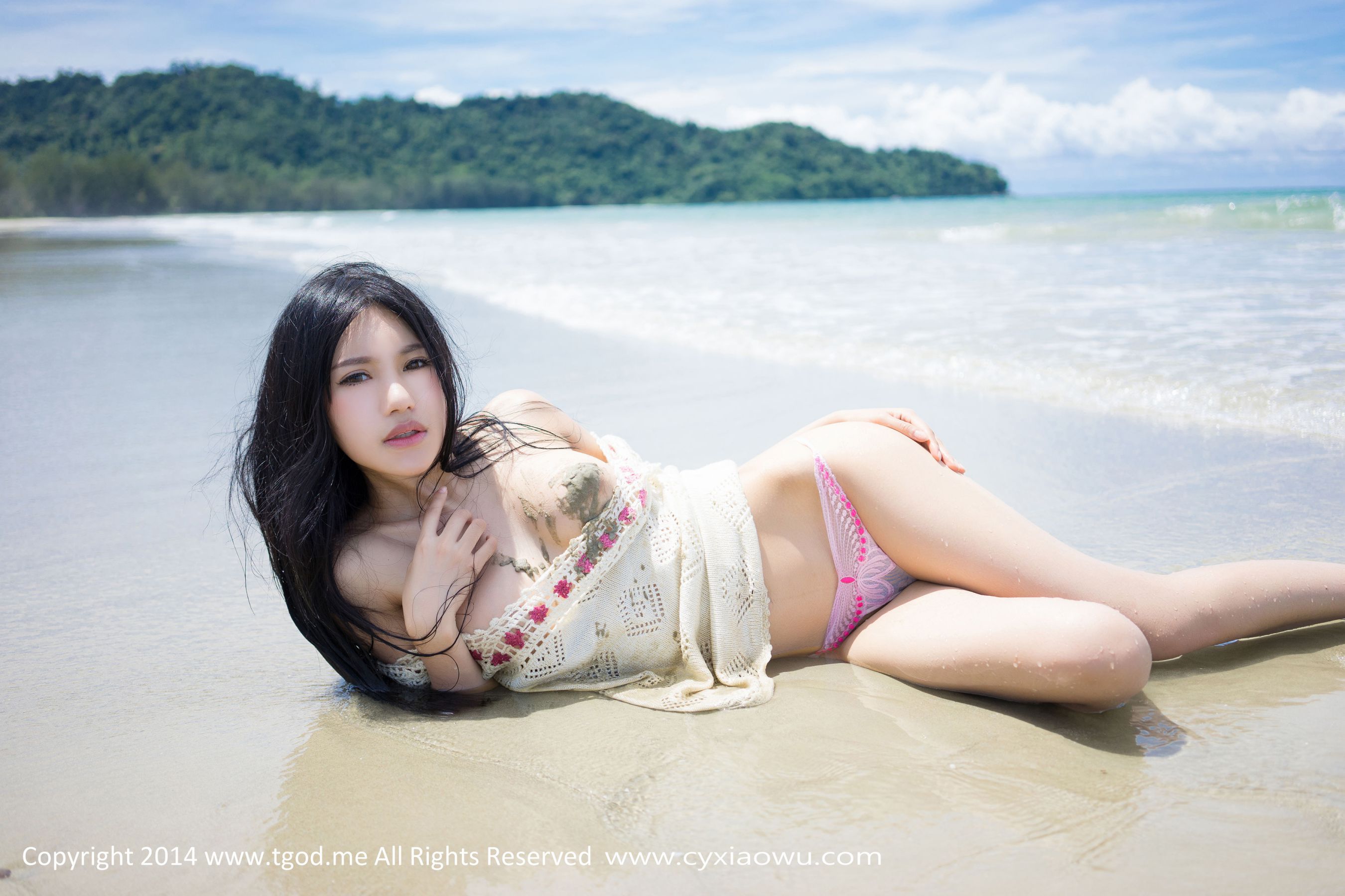 绮里嘉ula 《沙巴旅拍》小清新系列  写真集-图44