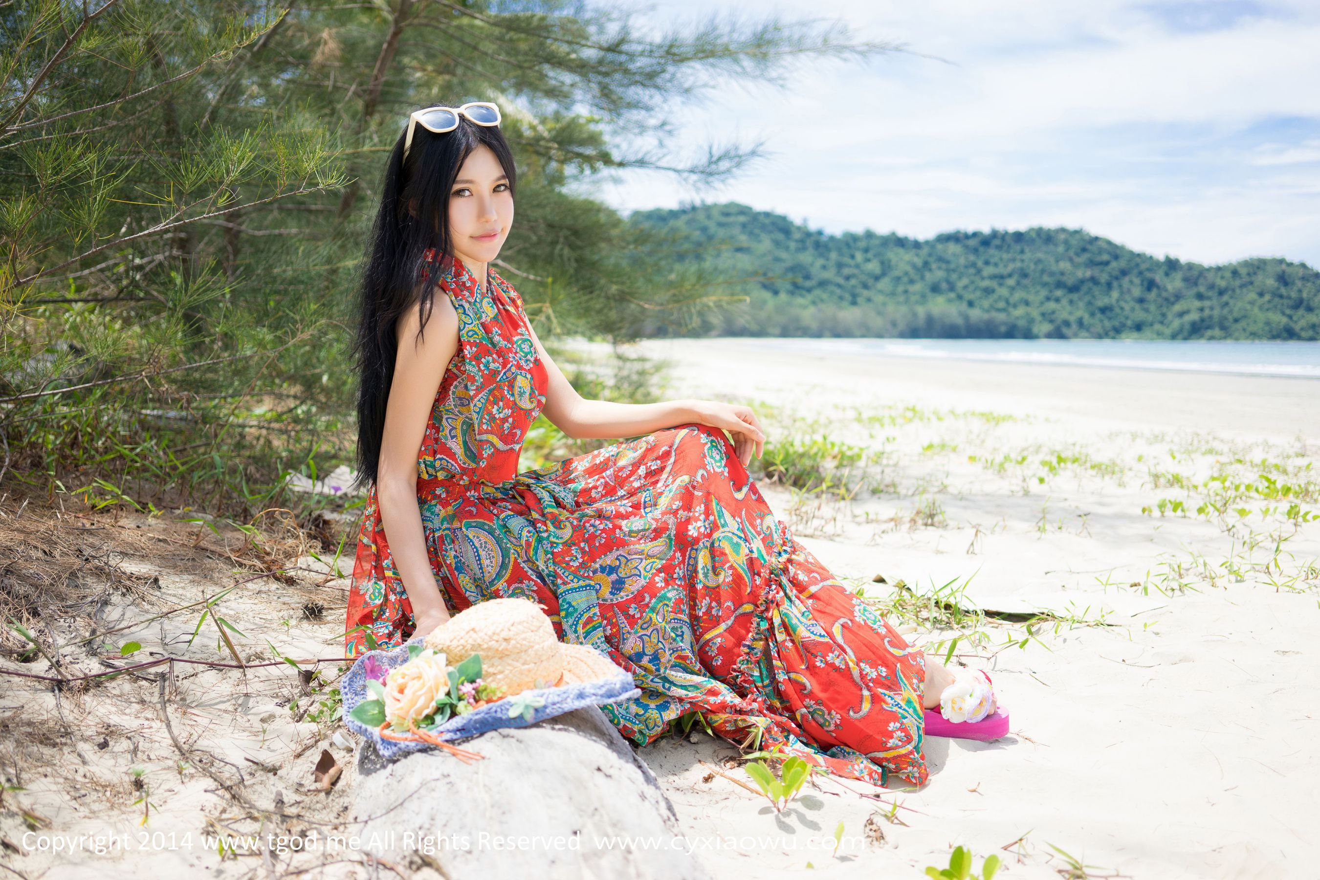 绮里嘉ula 《沙巴旅拍》小清新系列  写真集-图4