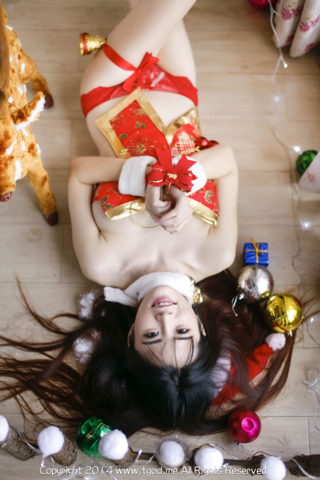 最美校花孔一红《 爆美圣诞女郎》  写真集-图62