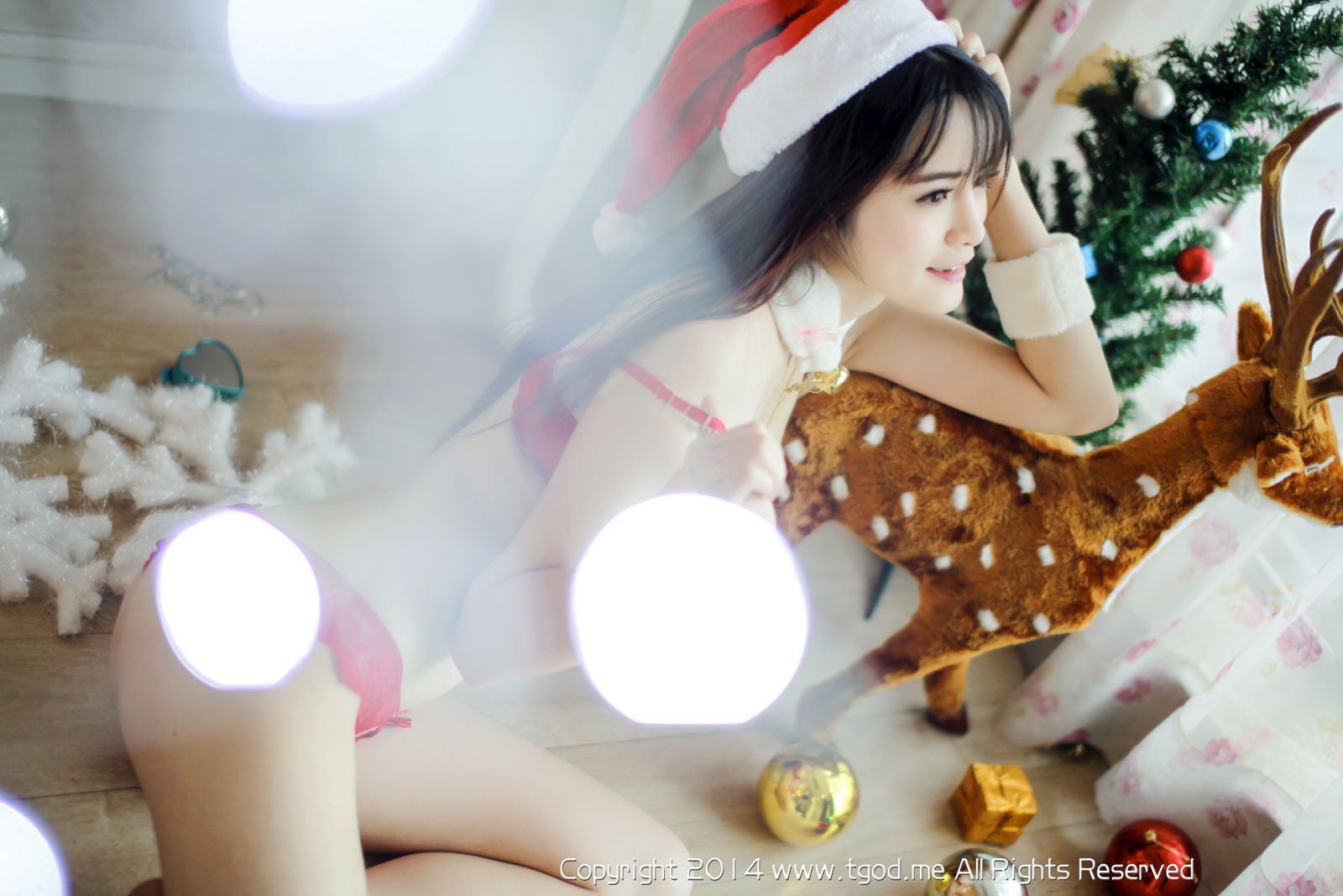最美校花孔一红《 爆美圣诞女郎》  写真集-图90