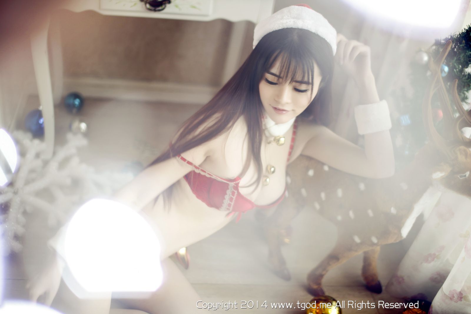 最美校花孔一红《 爆美圣诞女郎》  写真集-图91