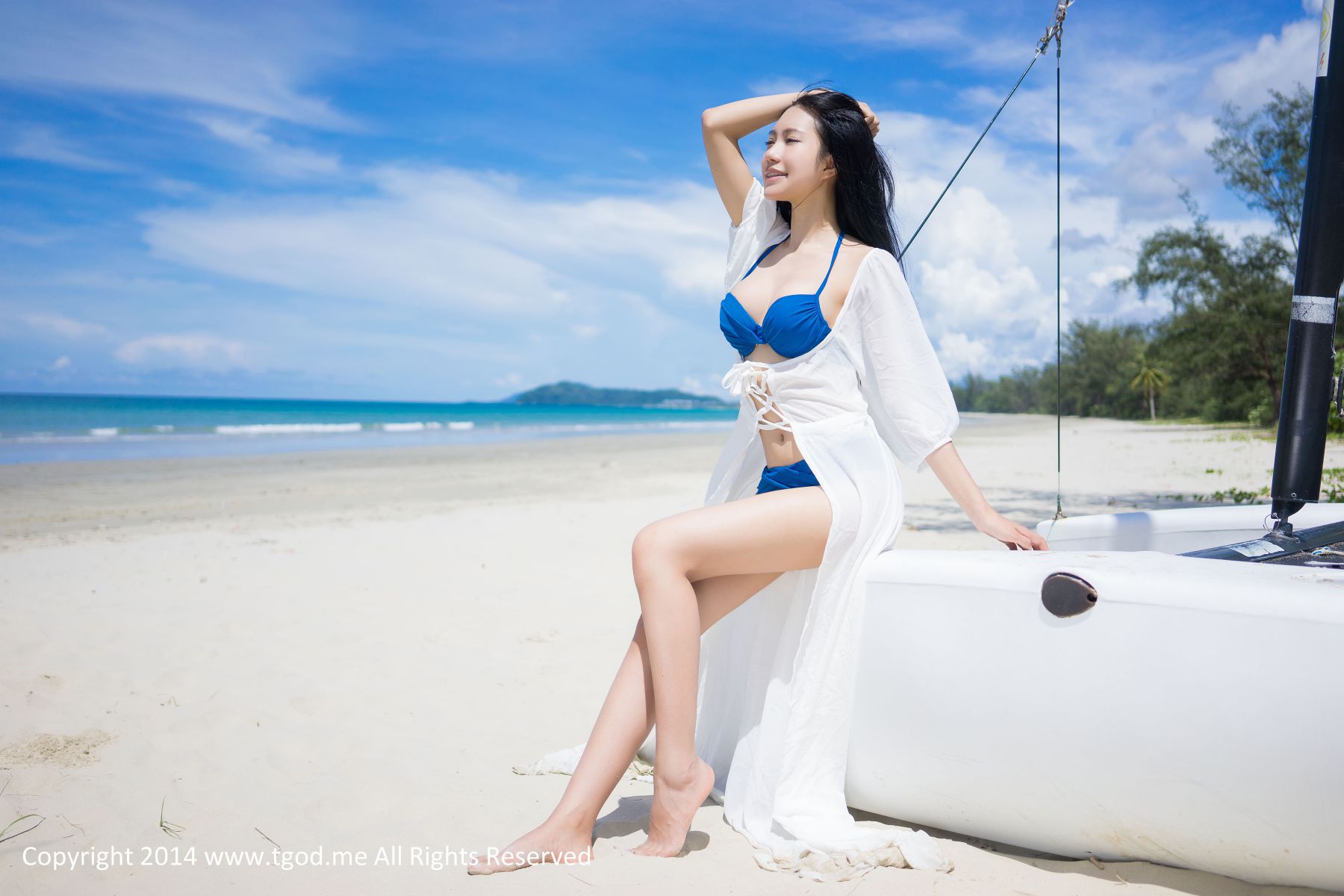 绮里嘉Ula《沙滩仙子》 写真集-图28