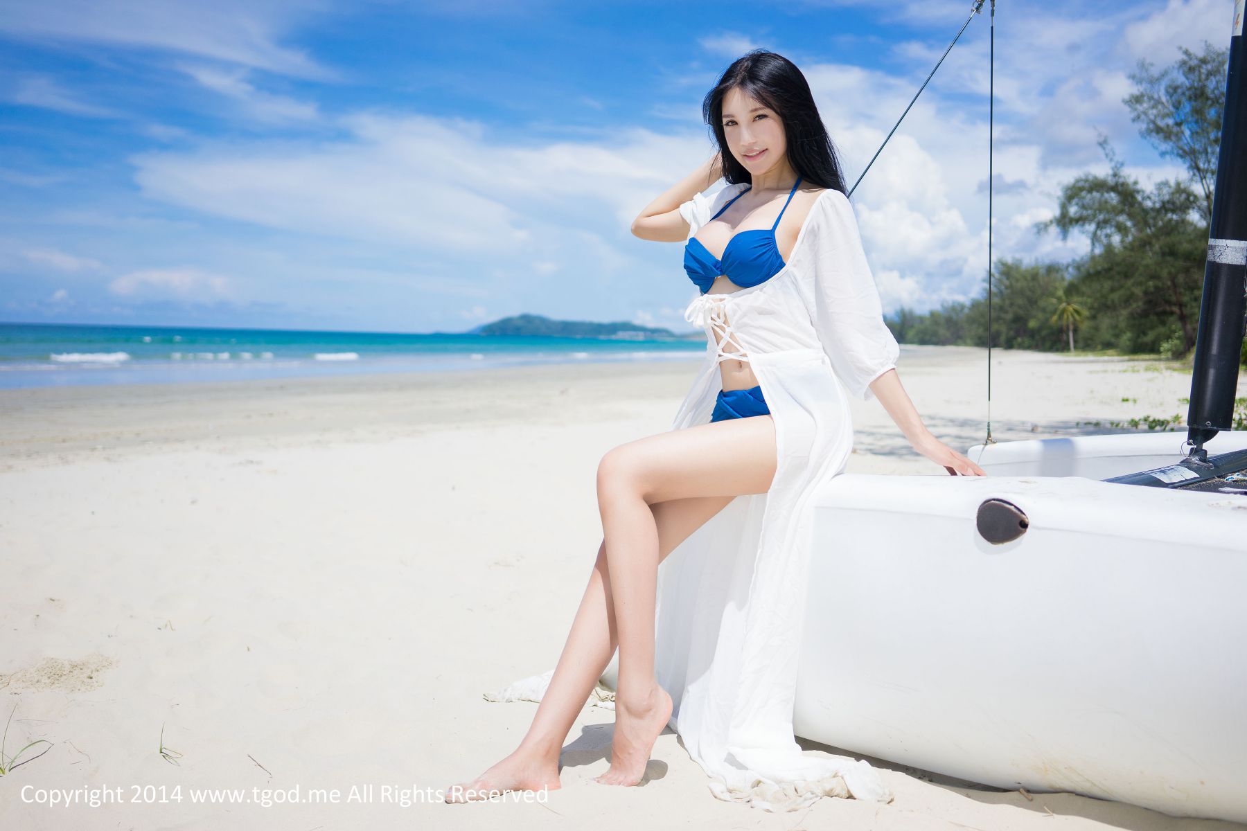 绮里嘉Ula《沙滩仙子》 写真集-图29
