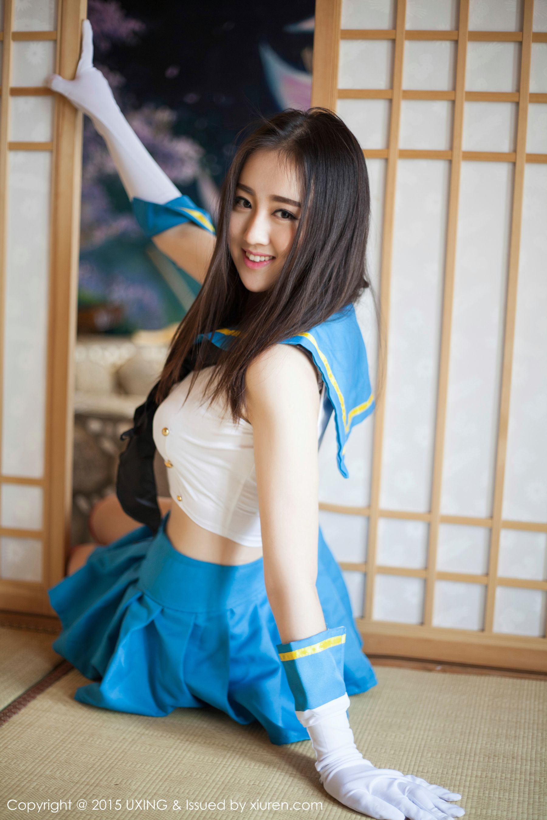 Romi王朝朝 - 美少女校服系列写真集  Vol.005-图11