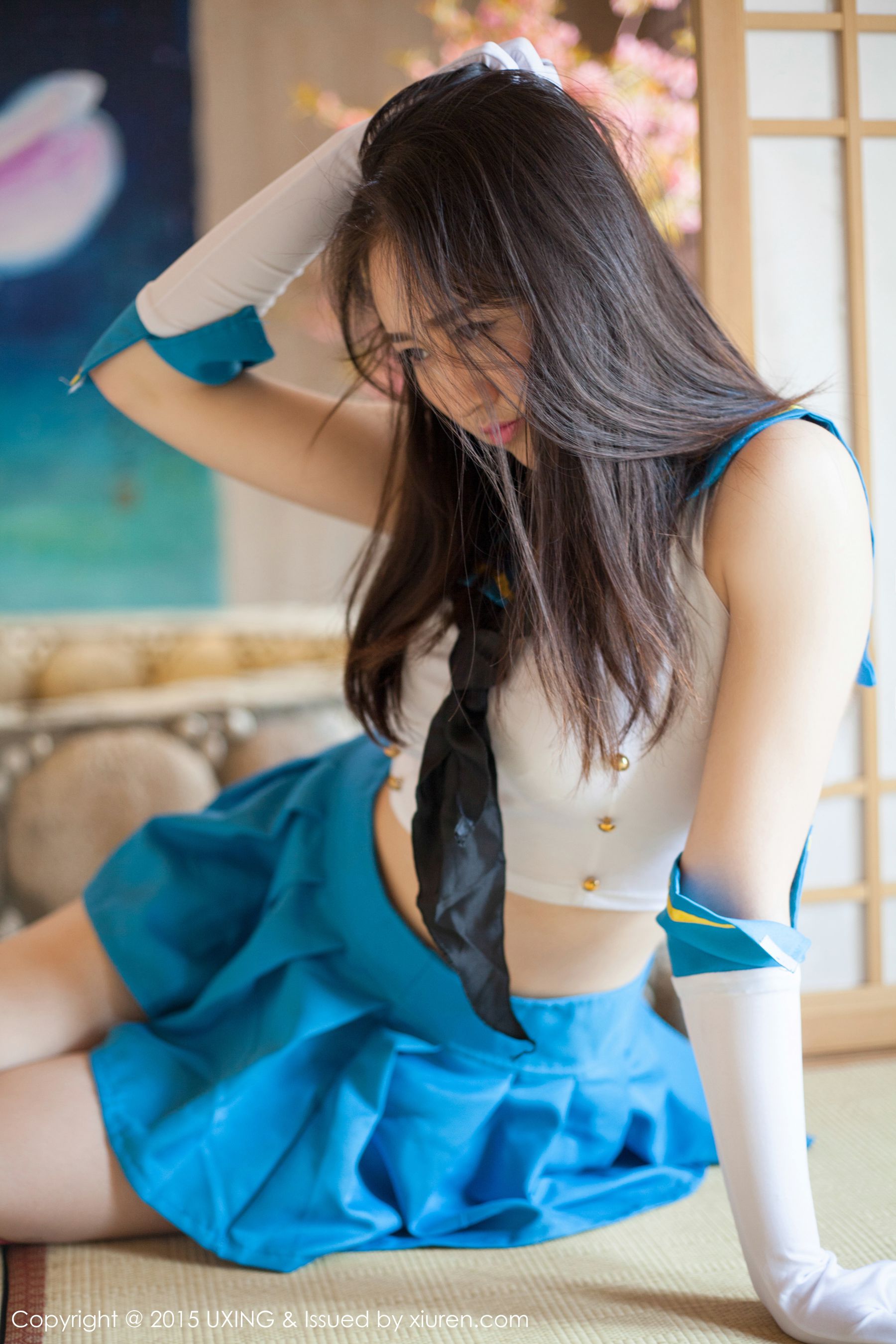 Romi王朝朝 - 美少女校服系列写真集  Vol.005-图14