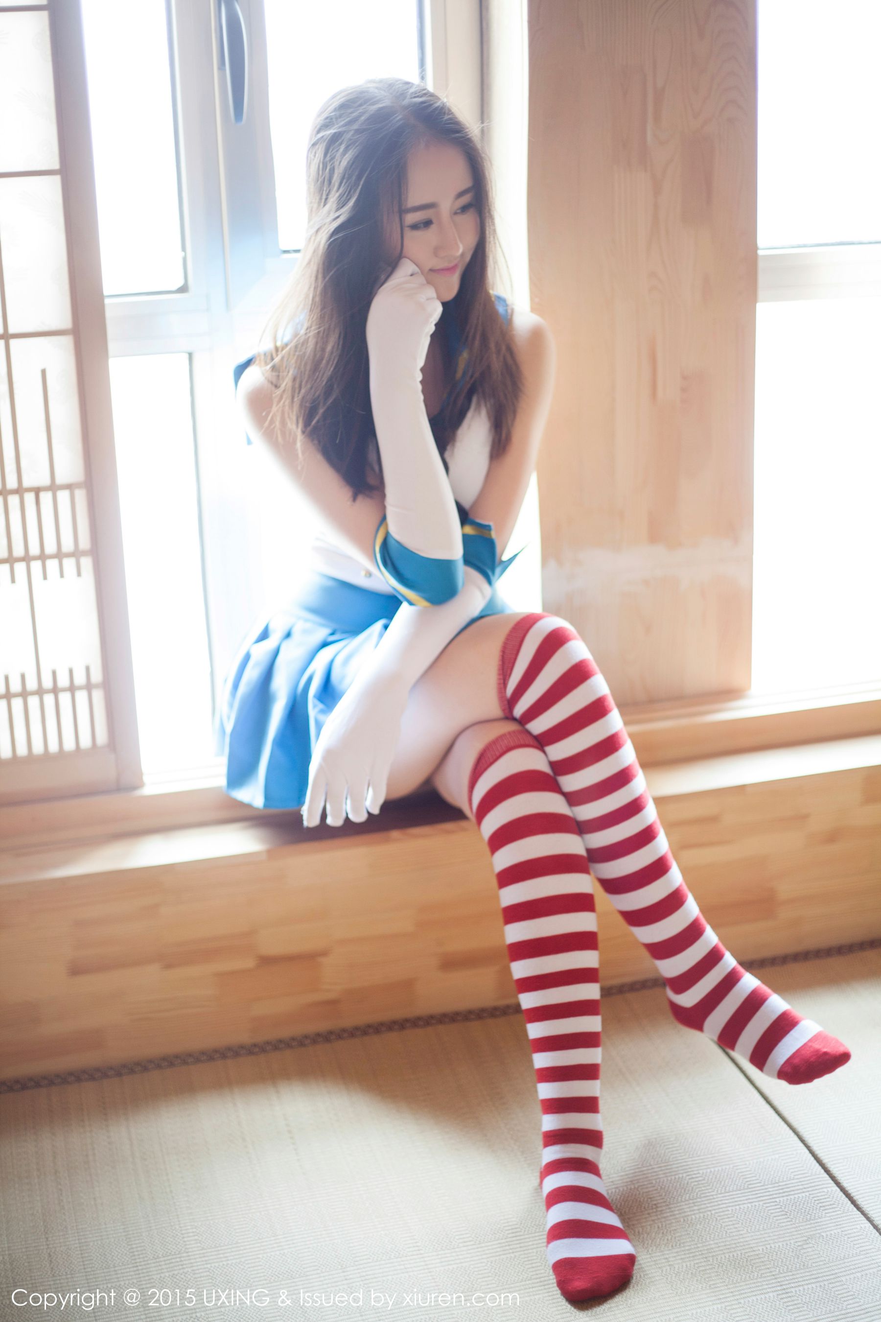 Romi王朝朝 - 美少女校服系列写真集  Vol.005-图17