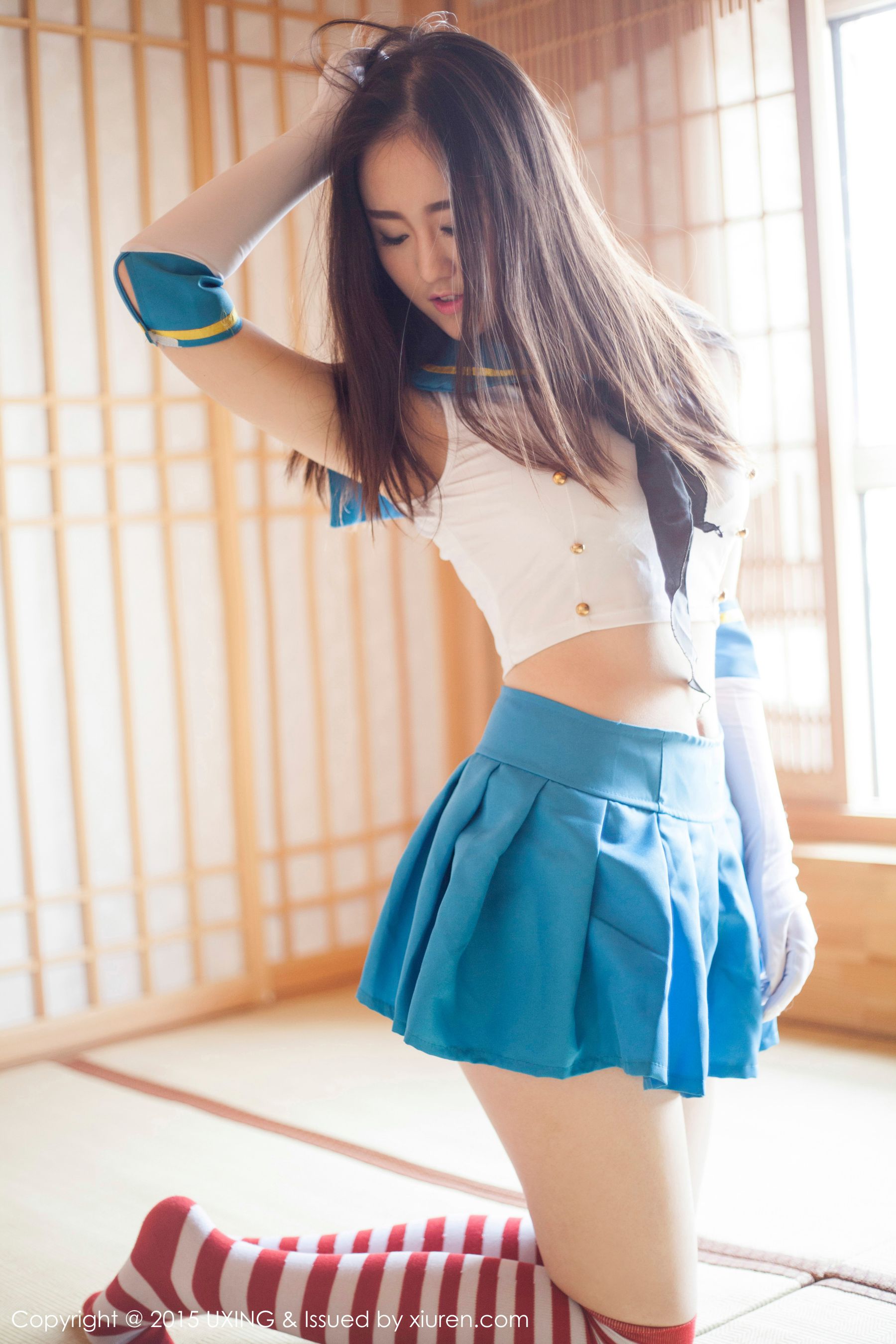 Romi王朝朝 - 美少女校服系列写真集  Vol.005-图1