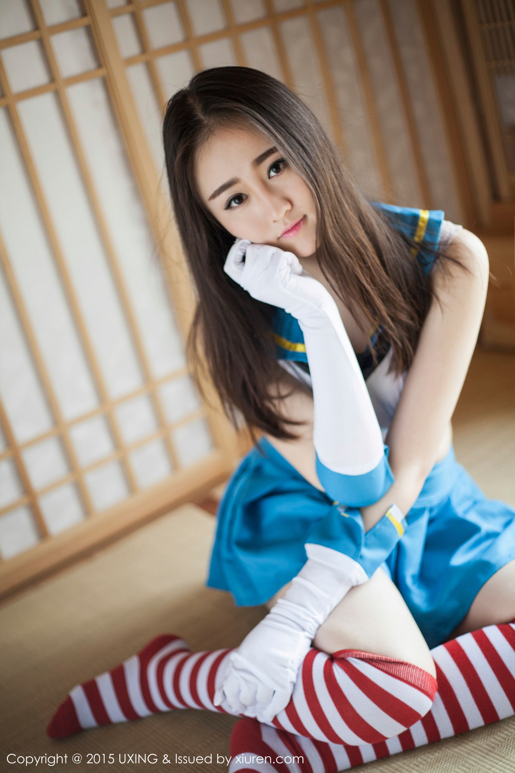 Romi王朝朝 - 美少女校服系列写真集  Vol.005-图20