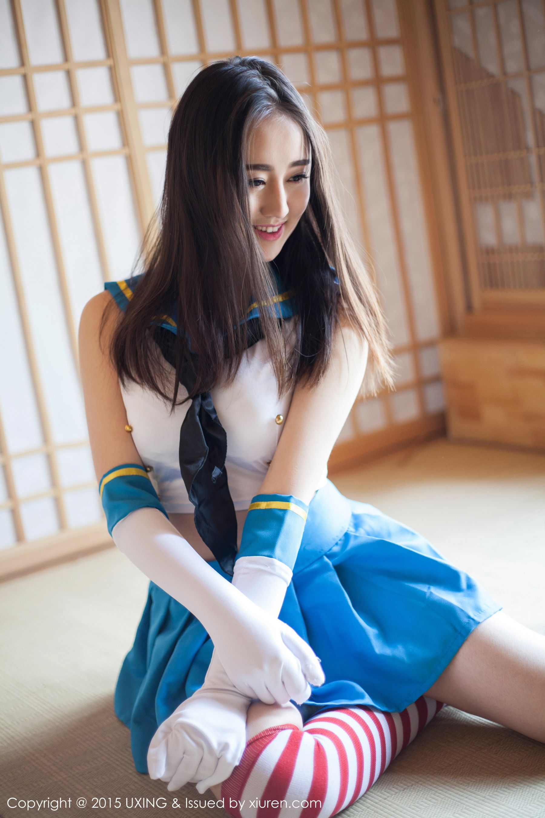 Romi王朝朝 - 美少女校服系列写真集  Vol.005-图4