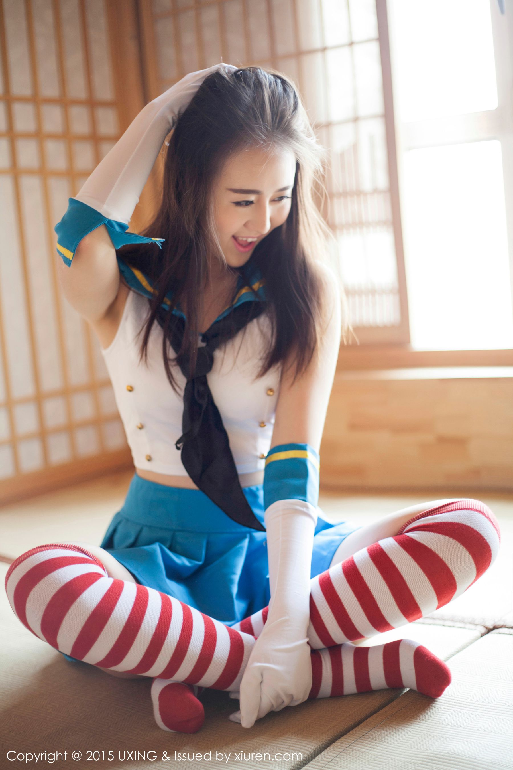 Romi王朝朝 - 美少女校服系列写真集  Vol.005-图8