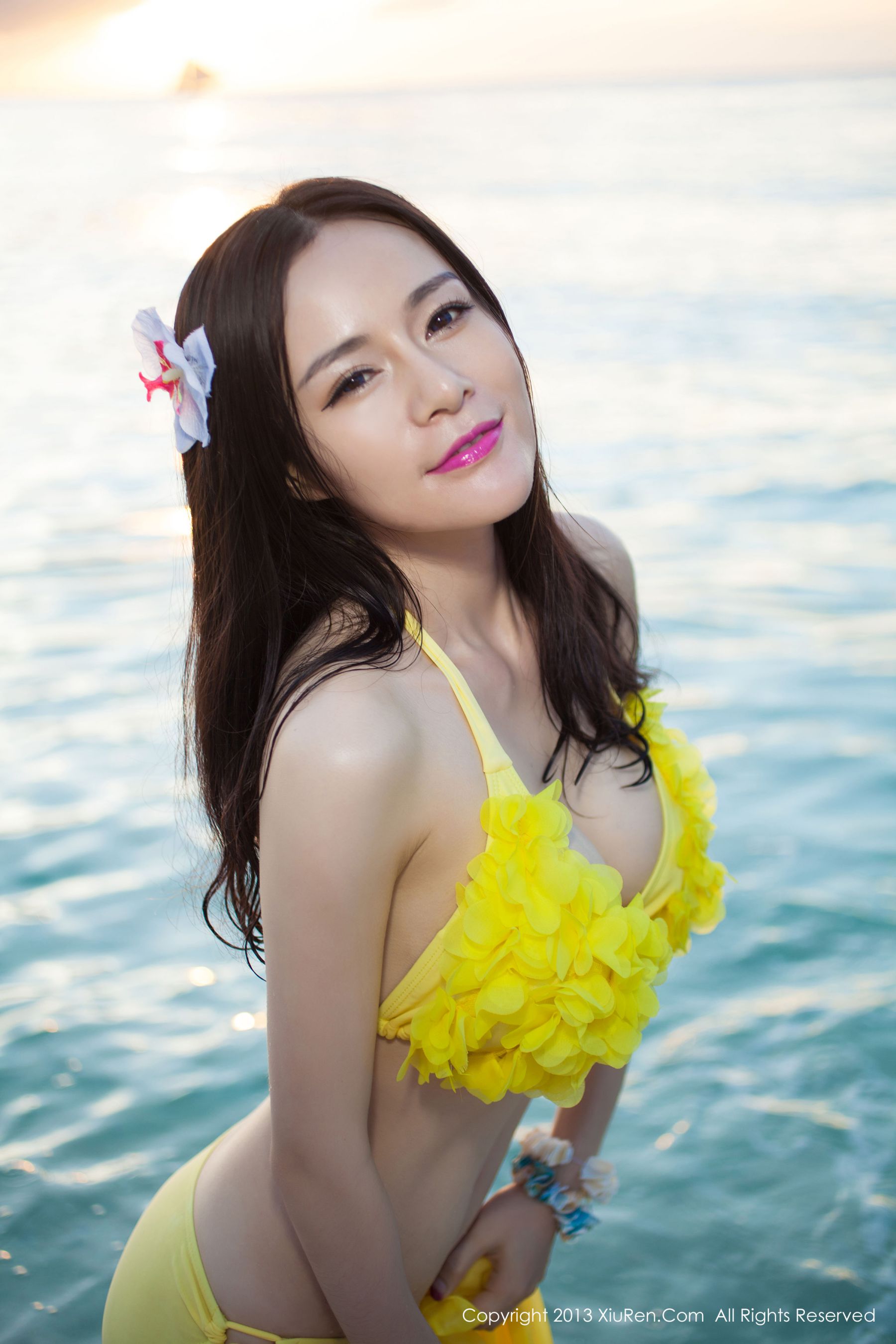 nancy小姿 - 海边唯美比基尼系列  No.069-图33