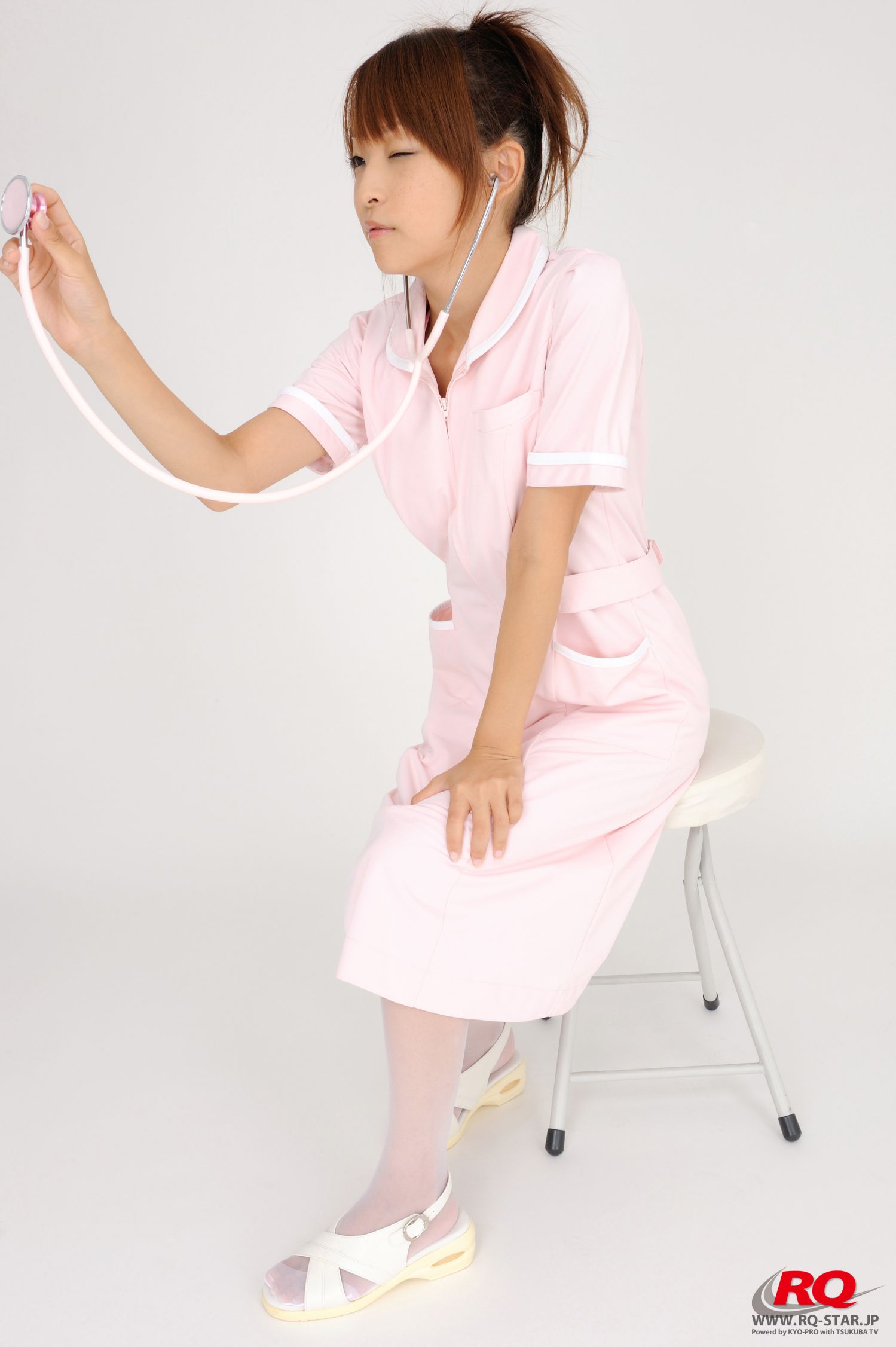 NO.00083 青木未央 Nurse Costume 护士服系列-图47