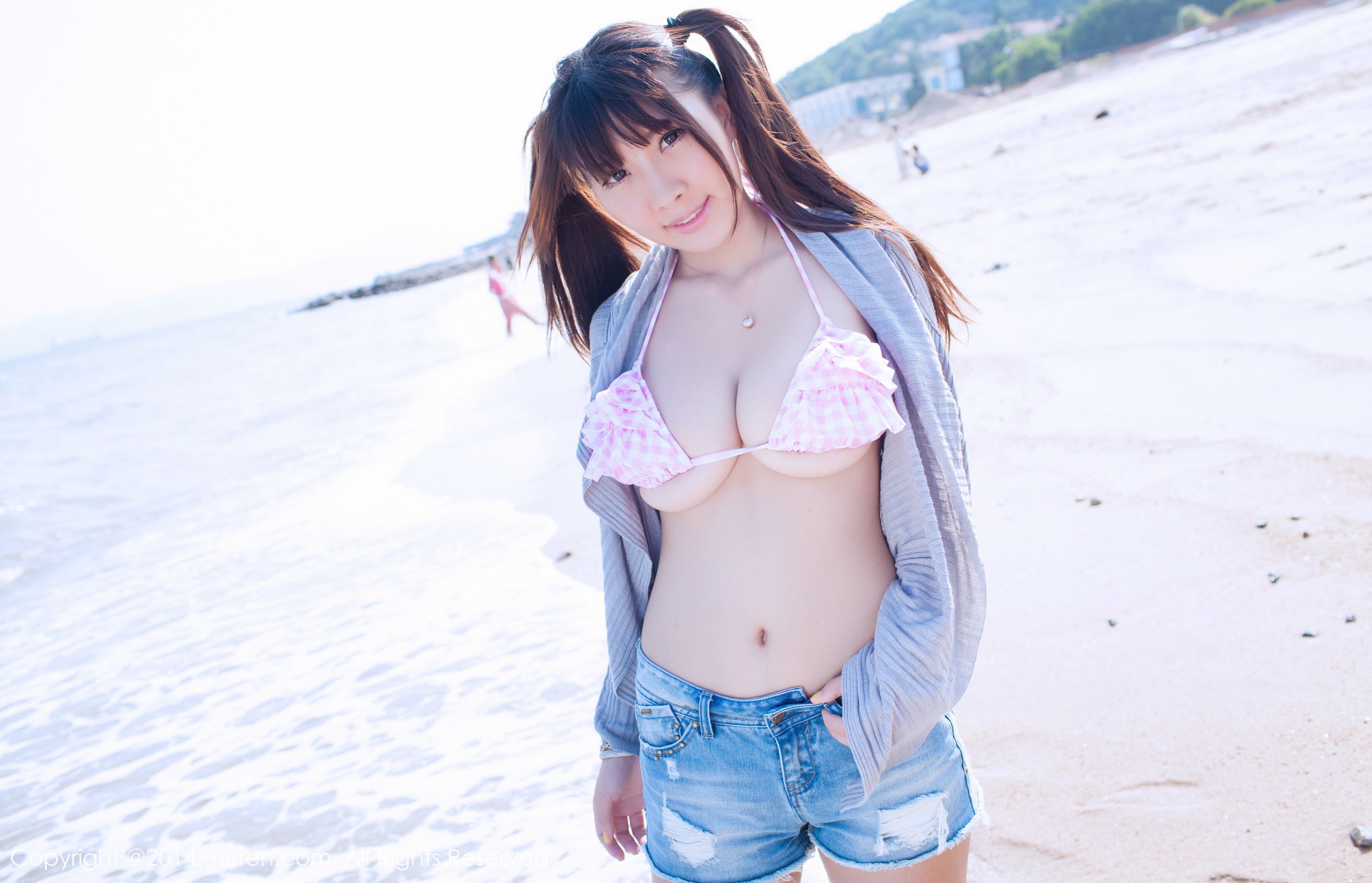 李镇姬/晓茜sunny《爆乳内衣+海边系列》  No.227-图36