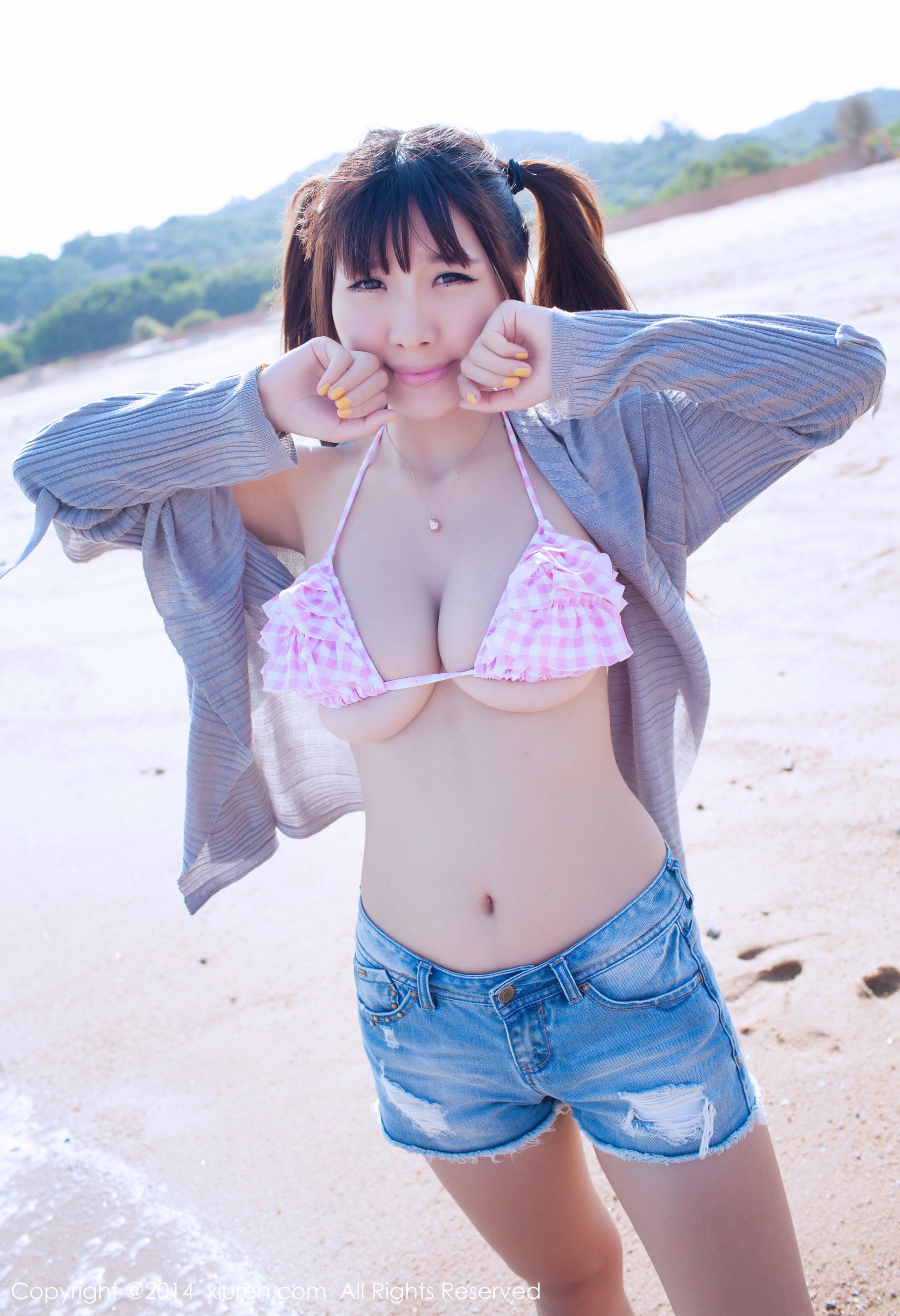 李镇姬/晓茜sunny《爆乳内衣+海边系列》  No.227-图37