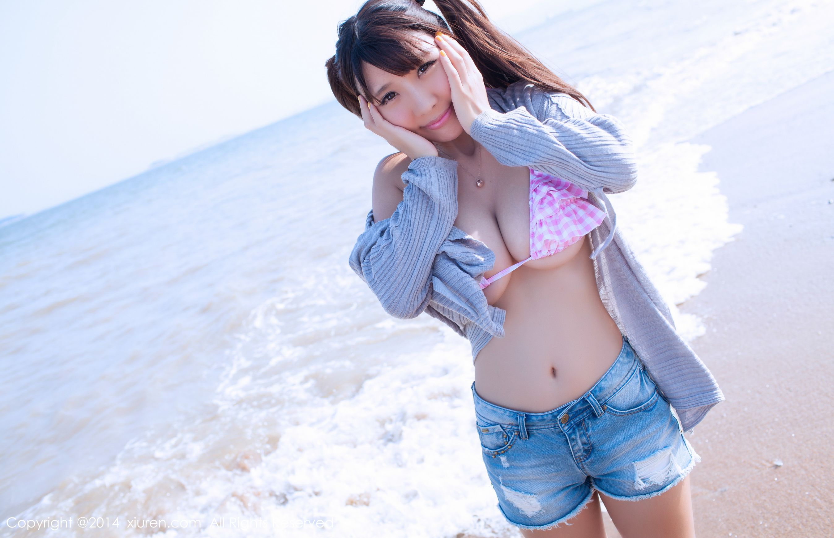 李镇姬/晓茜sunny《爆乳内衣+海边系列》  No.227-图38