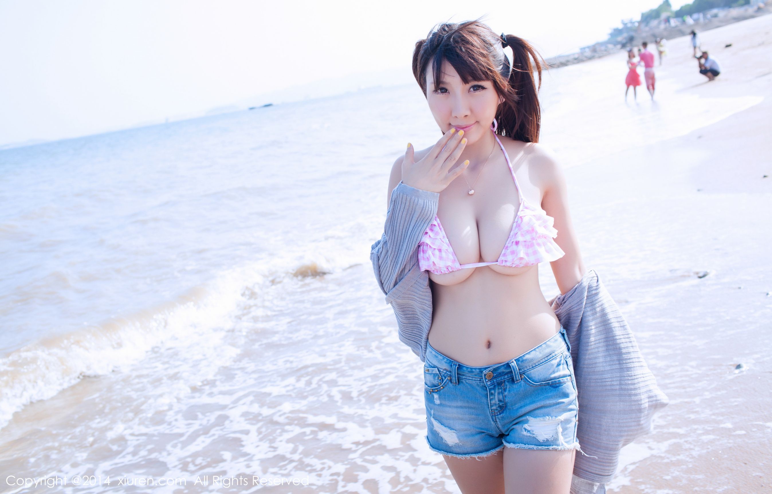 李镇姬/晓茜sunny《爆乳内衣+海边系列》  No.227-图43