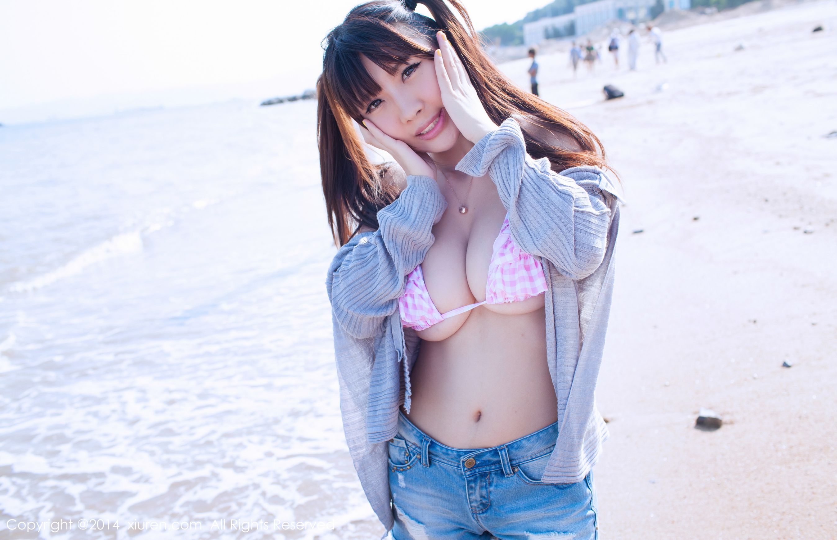 李镇姬/晓茜sunny《爆乳内衣+海边系列》  No.227-图45