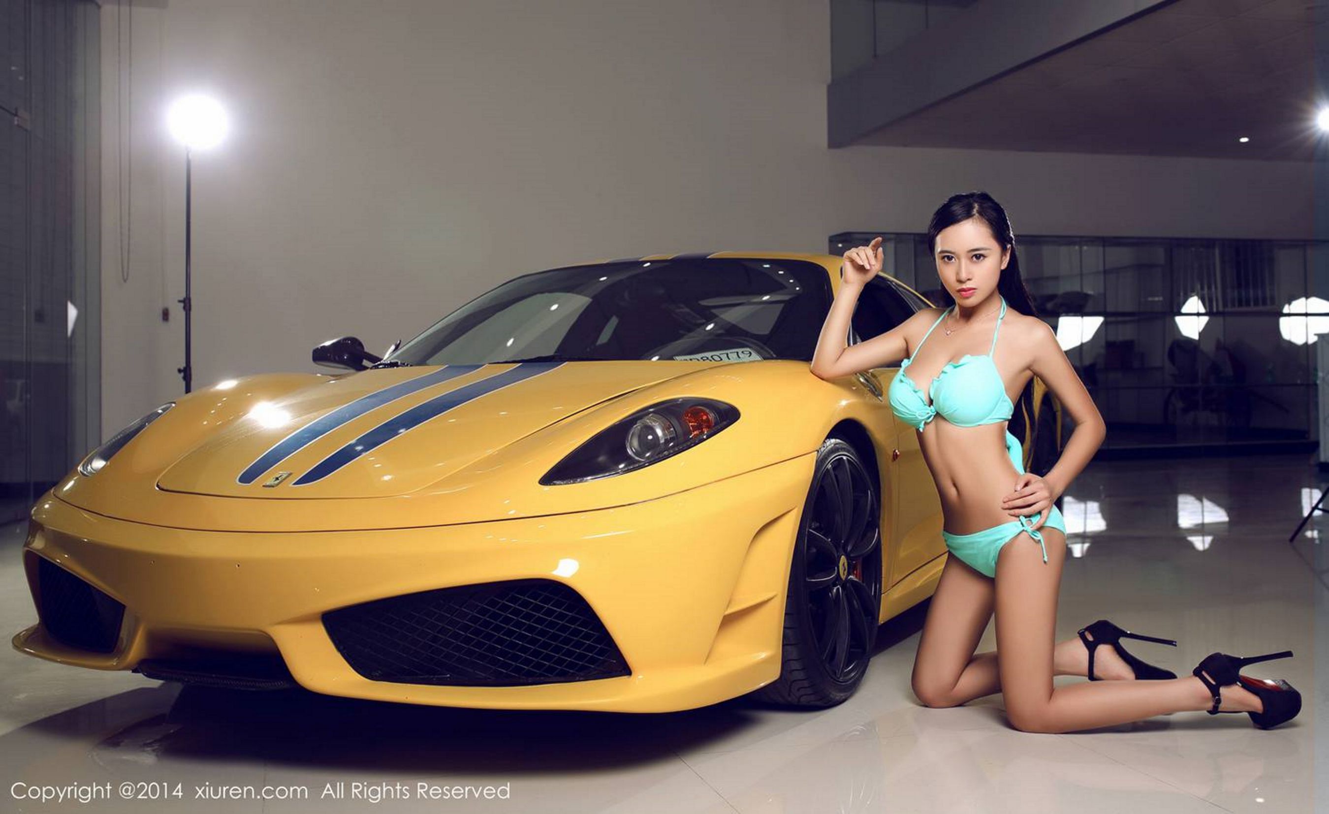 黄可christine《私房内衣+香车系列》  No.252-图32