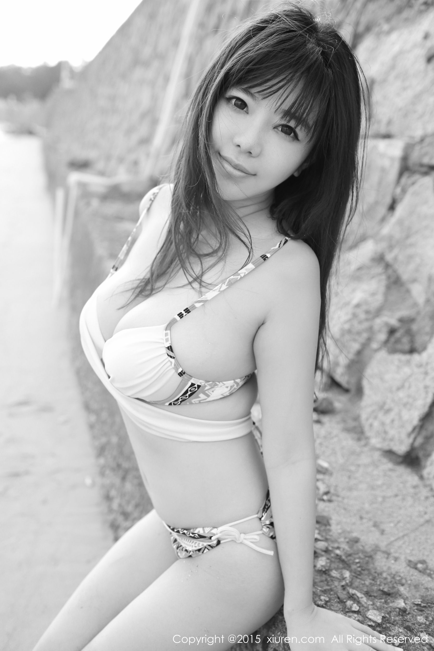 刘飞儿Faye《西冲心愿旅拍》酒店+海边系列  No.338-图32