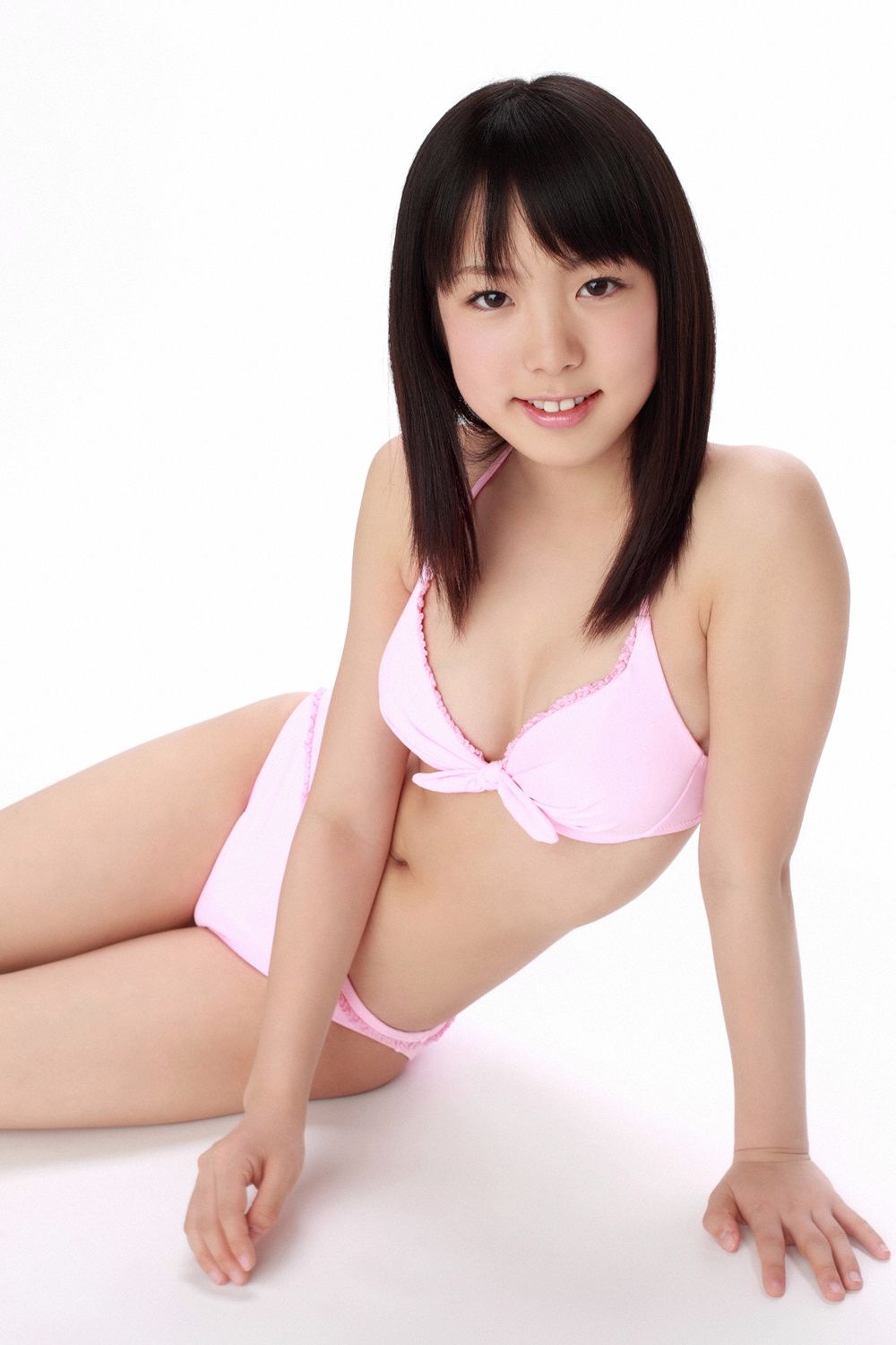 山下菜菜子/新実菜々子《桃色ピュア少女エントリー!!》  Vol.351-图33