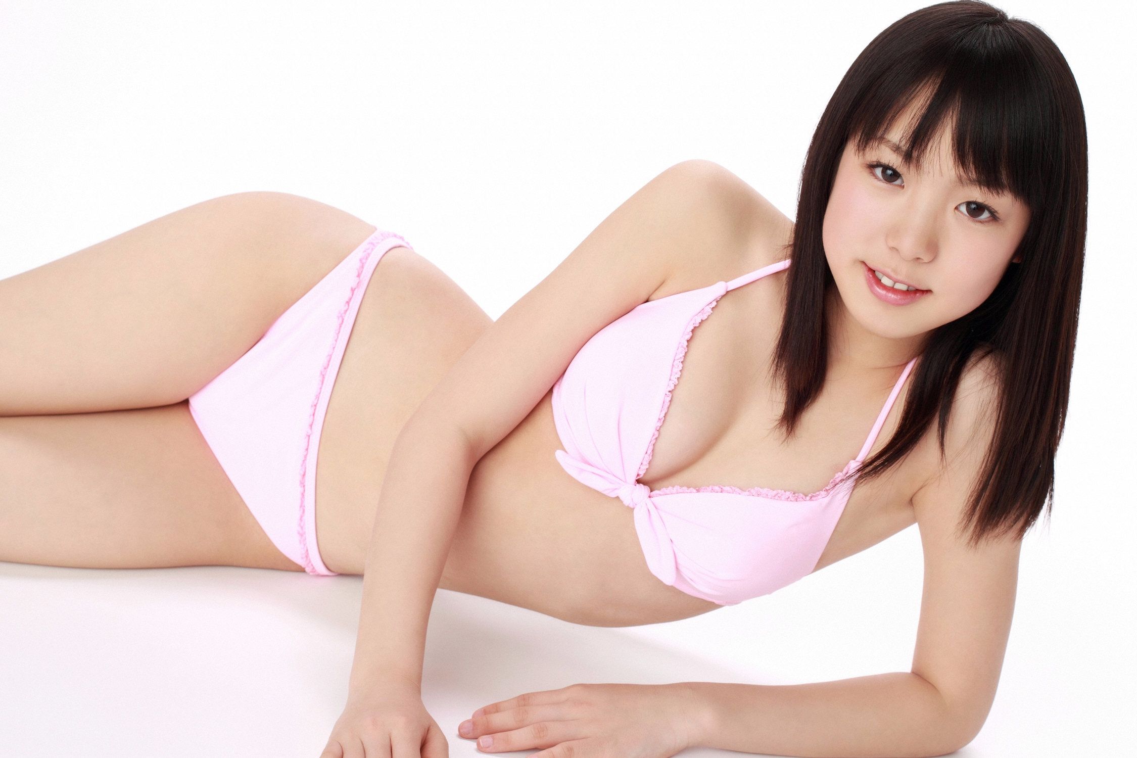 山下菜菜子/新実菜々子《桃色ピュア少女エントリー!!》  Vol.351-图34