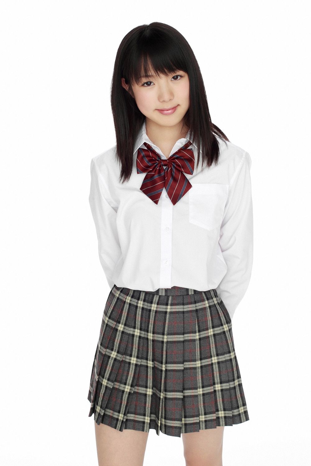 山下菜菜子/新実菜々子《桃色ピュア少女エントリー!!》  Vol.351-图6