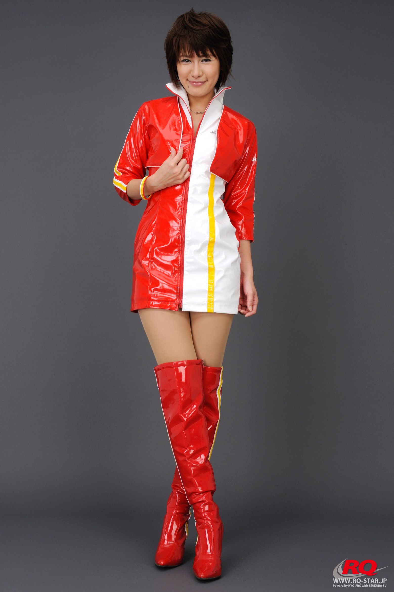 NO.00088 Akiko Fujihara 藤原明子 Race Queen – 2008 Jim Gainer  写真集-图4