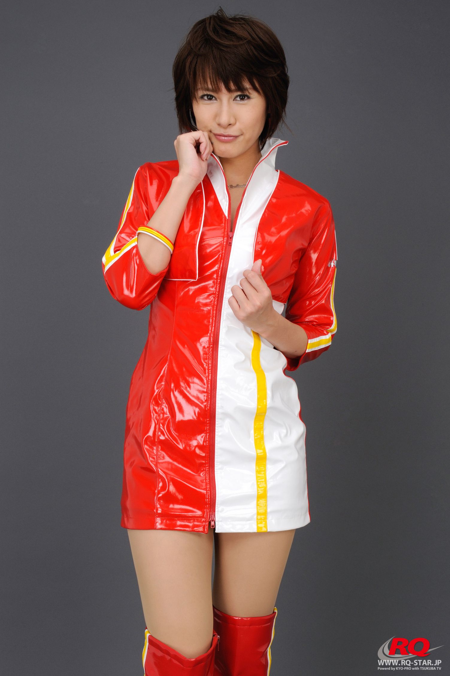 NO.00088 Akiko Fujihara 藤原明子 Race Queen – 2008 Jim Gainer  写真集-图8