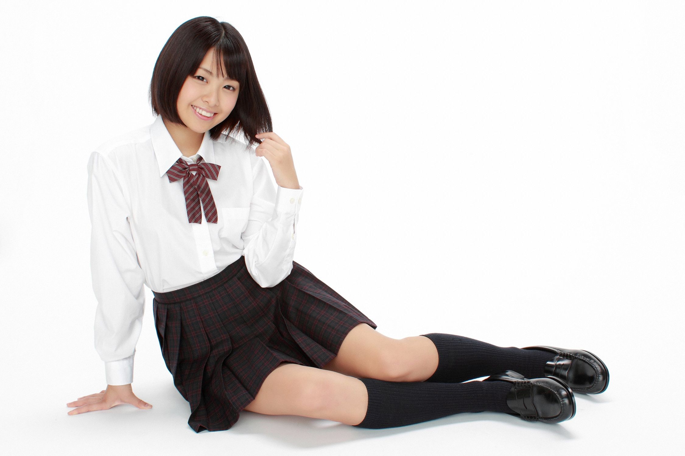 酒井蘭《童顏黑髮ショート入學！》  Vol.471-图7