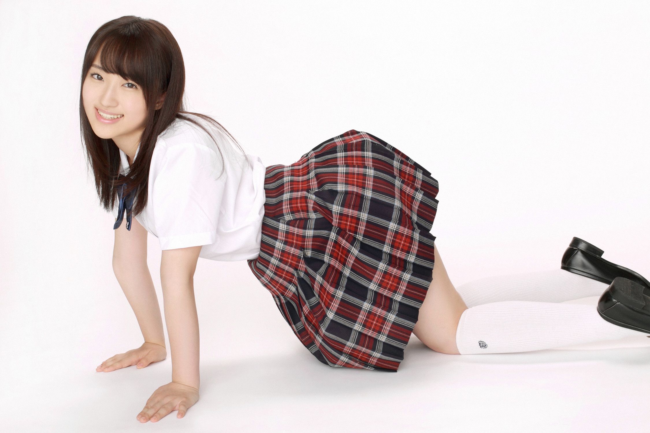 Mayumi Kojima 小島麻友美《黒髪いもうと入学！》  Vol.534-图15