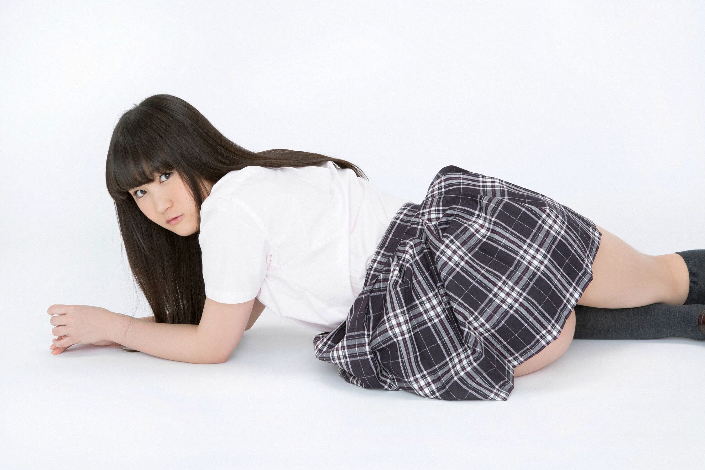 片瀬美月《Gカップはにかみ美少女入学!!》  Vol.665-图15