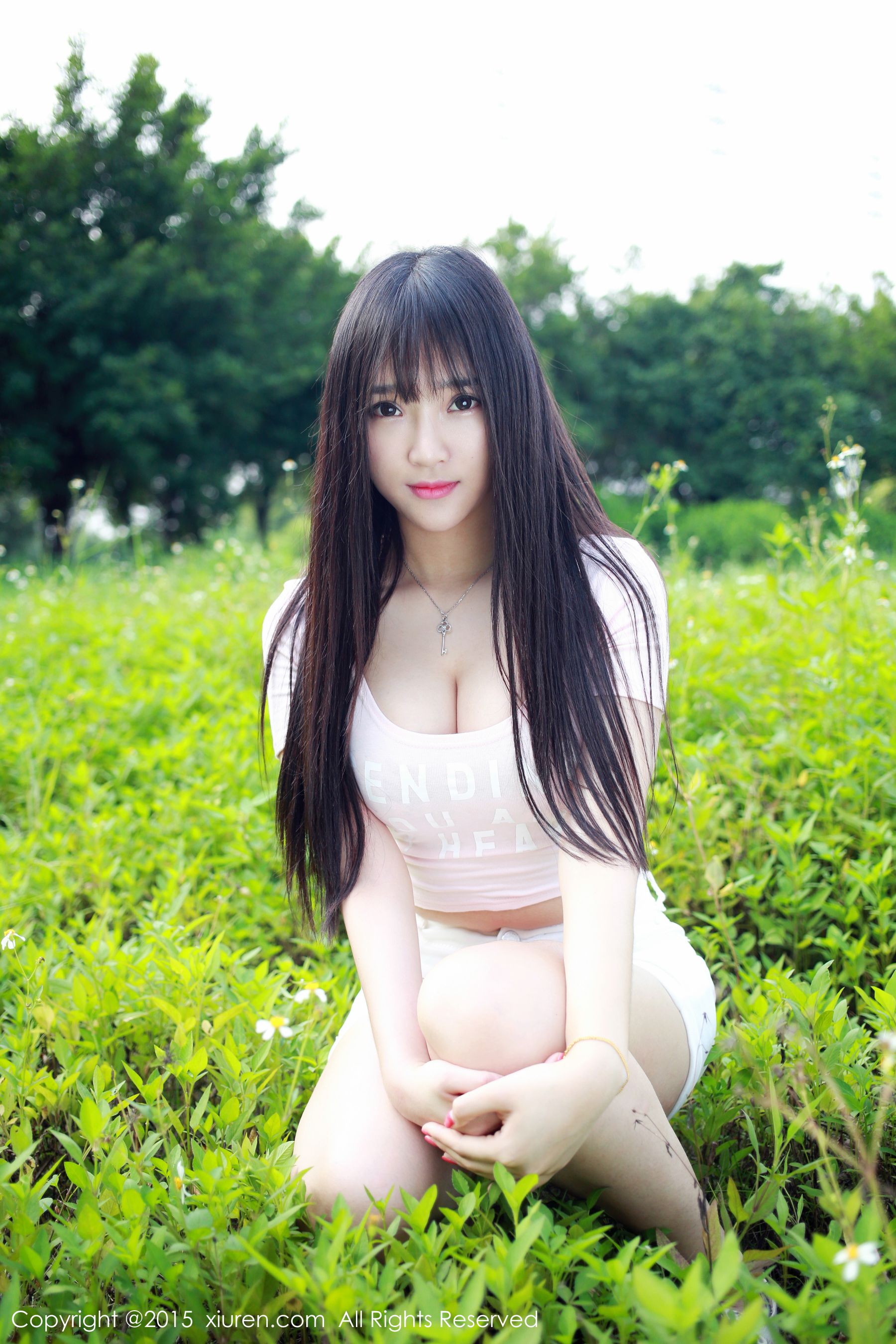 夏瑶baby《清新热裤妹子外拍》  No.345-图25