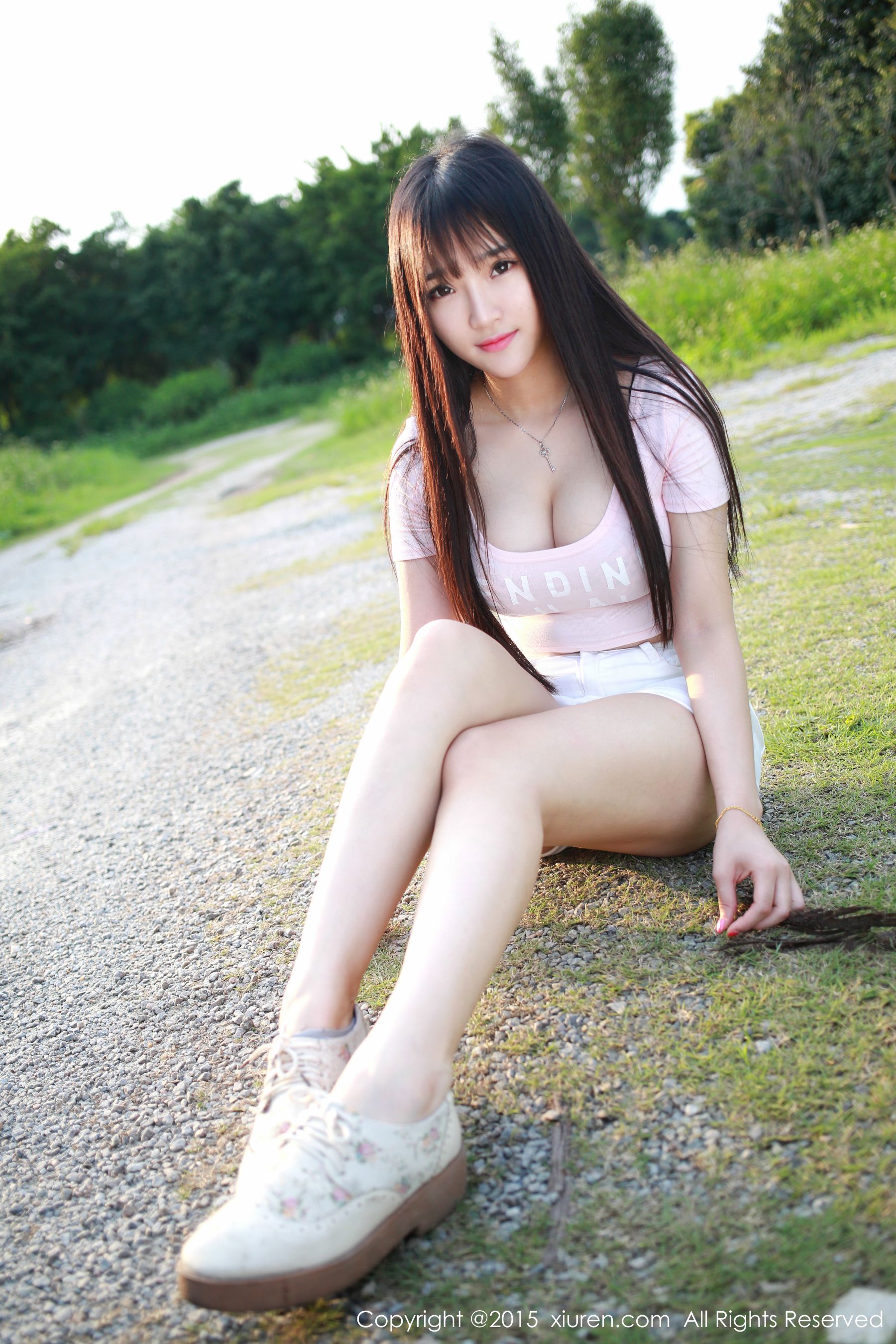 夏瑶baby《清新热裤妹子外拍》  No.345-图30