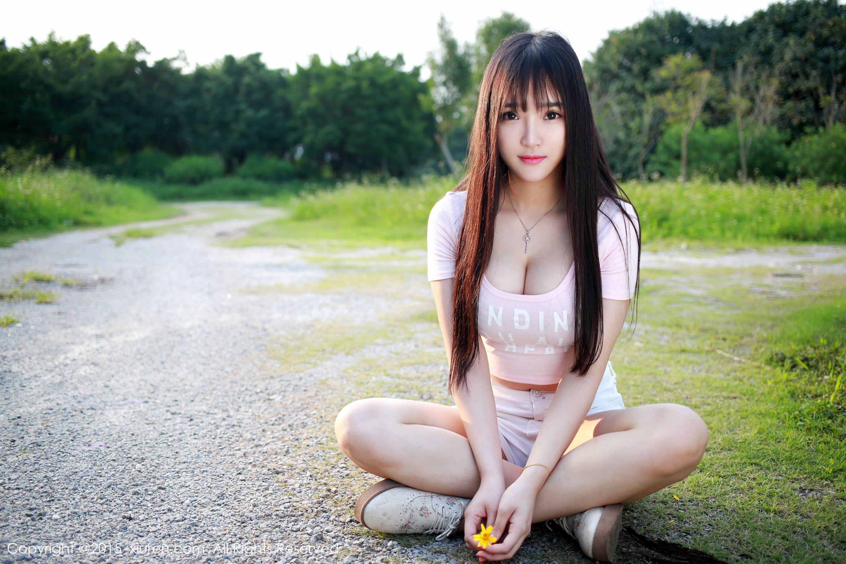夏瑶baby《清新热裤妹子外拍》  No.345-图33