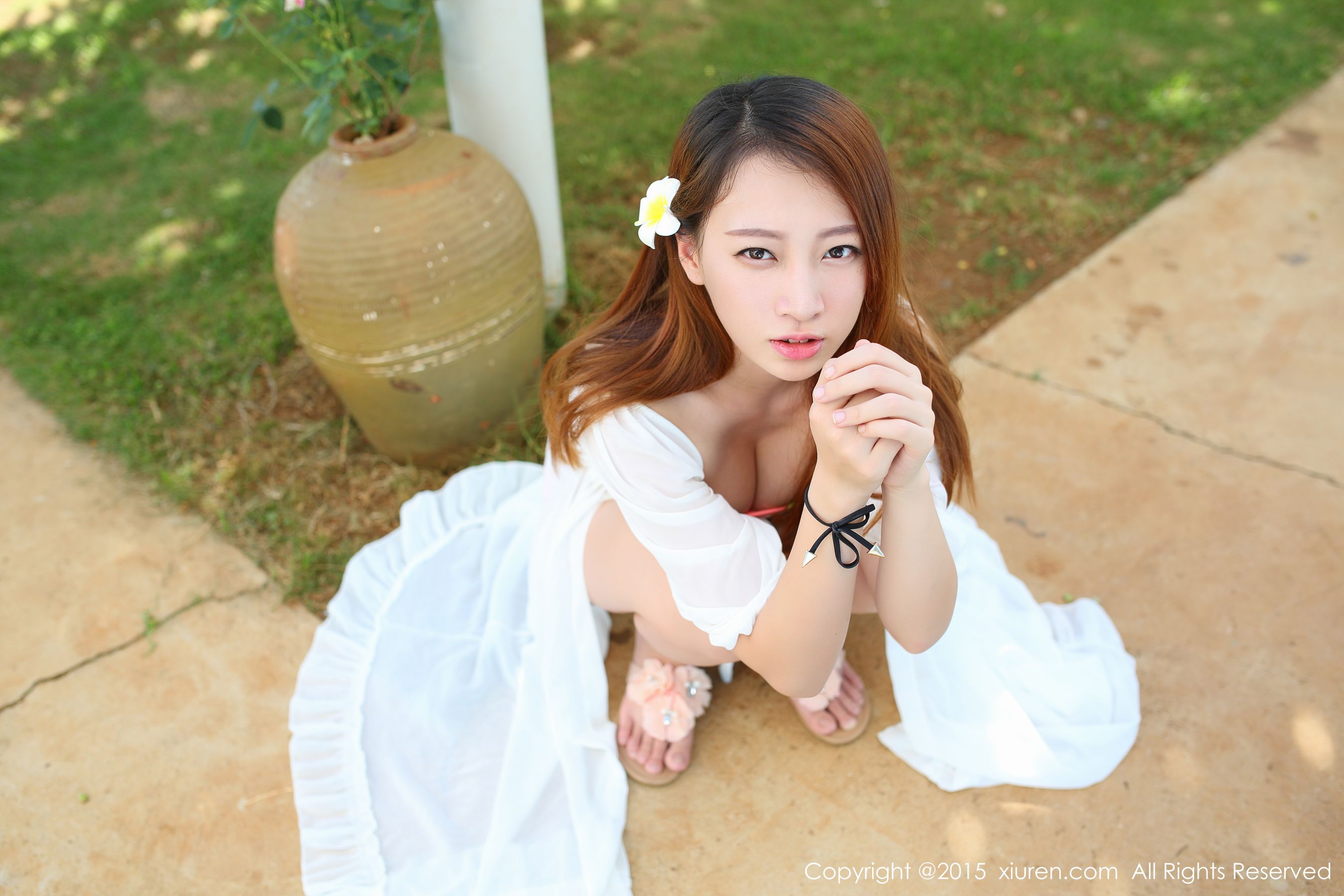 丽莉Lily《涠洲岛旅拍》薄纱长裙+海边系列  No.346-图5