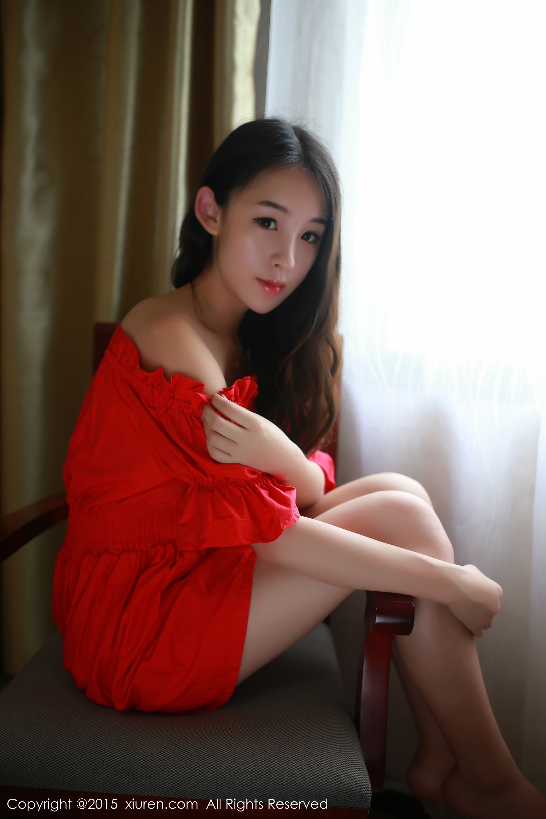梓萱Crystal《连衣裙+热裤+网袜制服》  No.347-图12